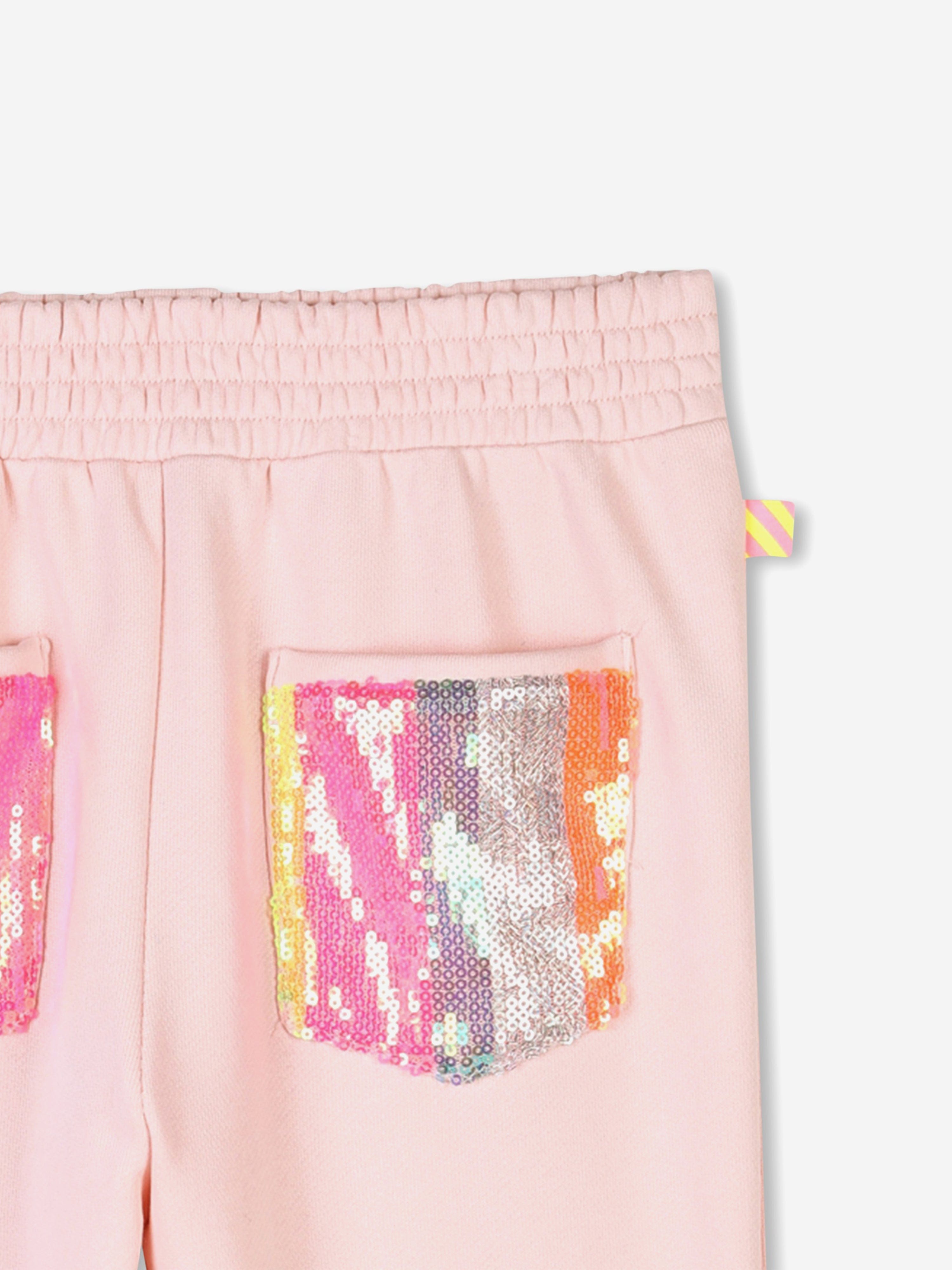 Girls Sequin Pocket Joggers in Pink Free Shipping Release Dates