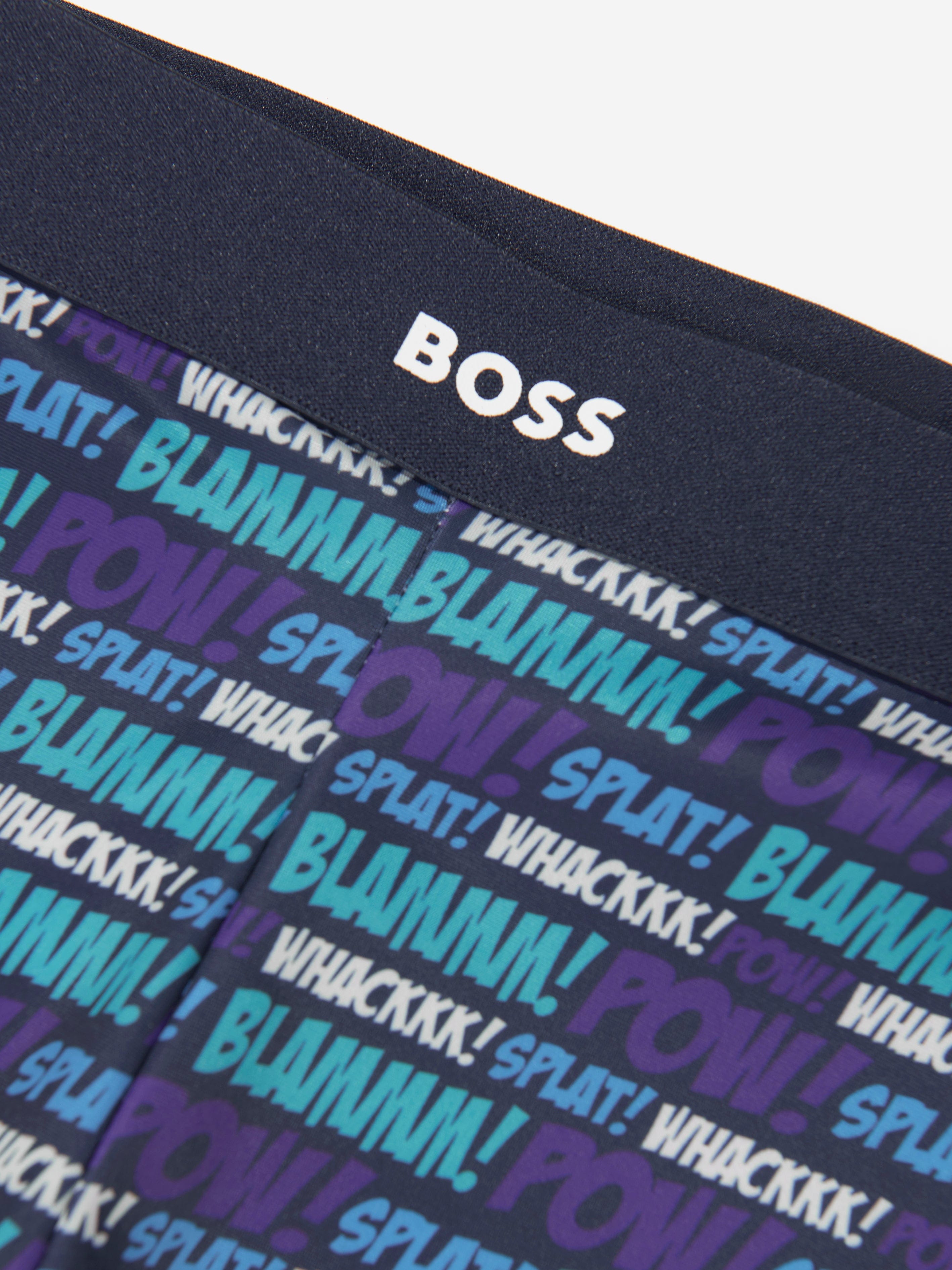 BOSS Girls Comic Pop Art Leggings in Navy Sale Comfortable