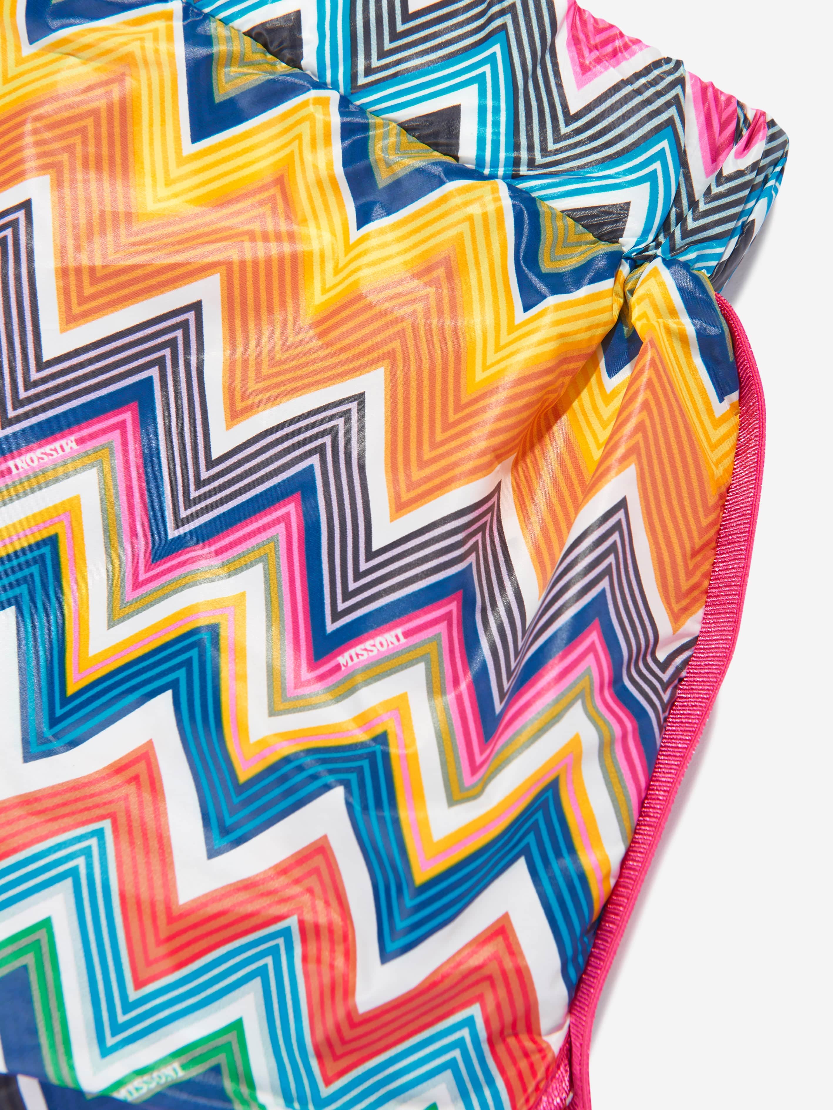 Girls Zigzag Shorts in Multicolour Cheapest Pice