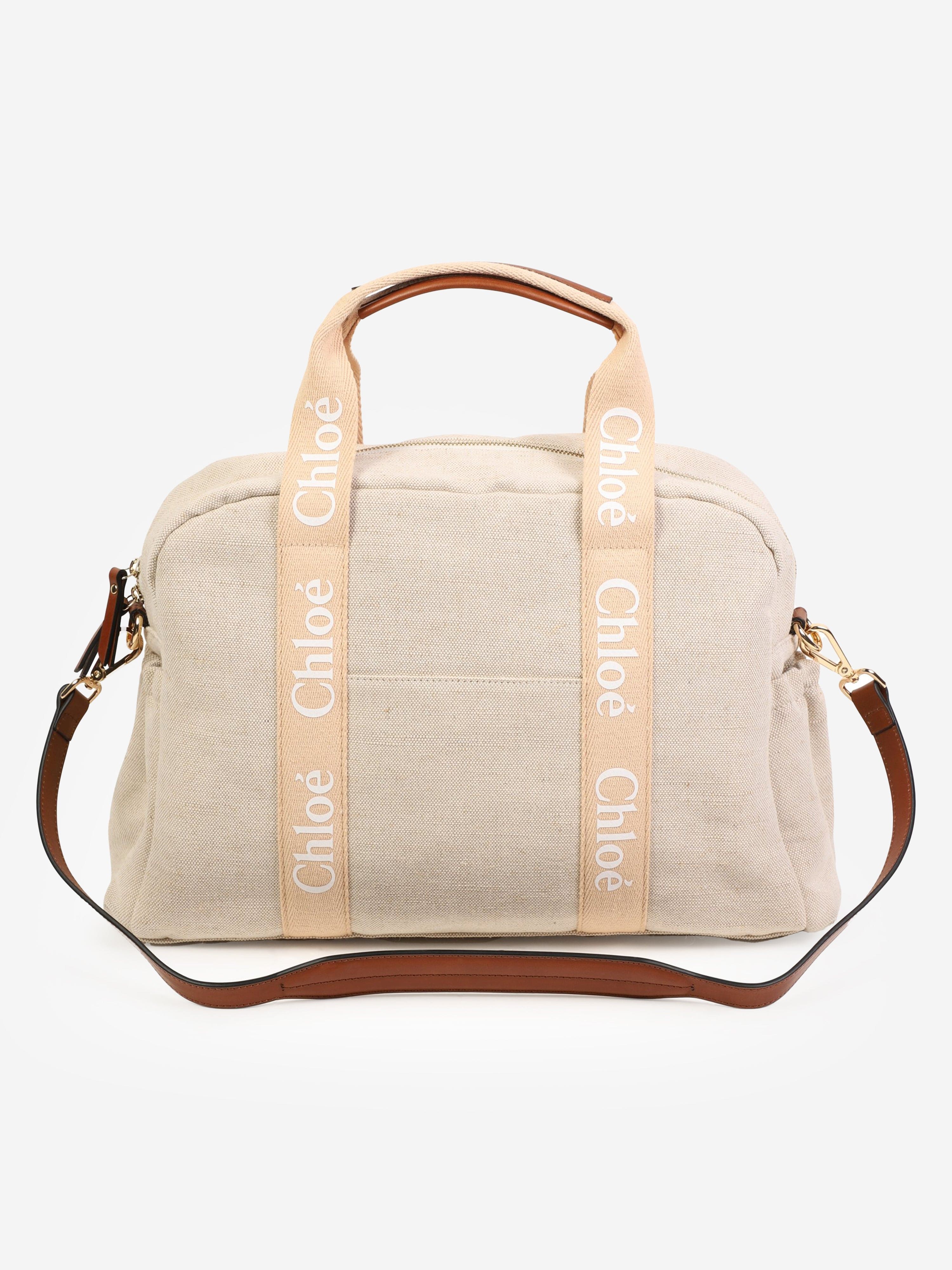 Chlo¨¦ Baby Canvas Changing Bag in Beige (41cm) Pay With Visa Cheap Pice