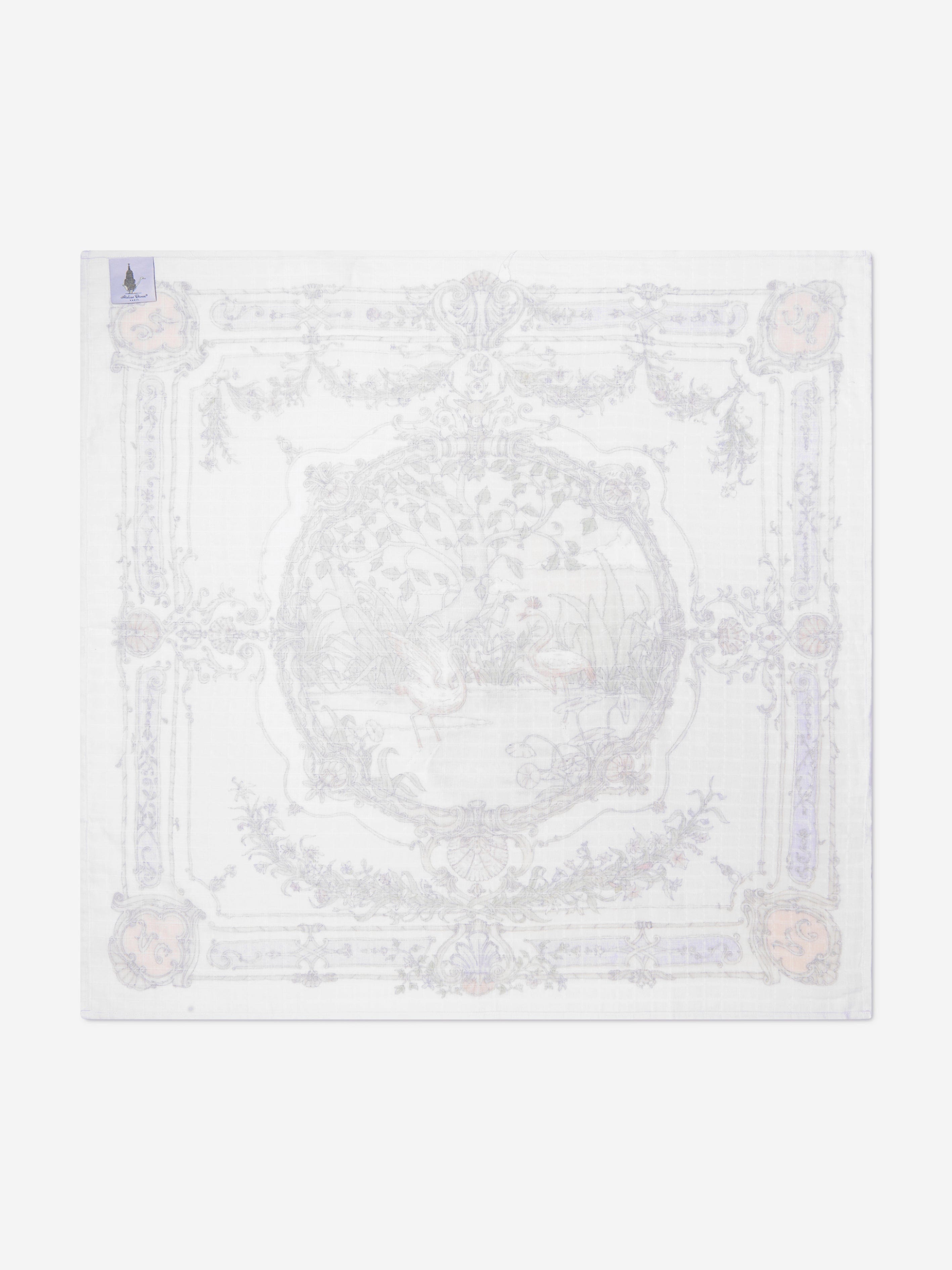 Atelier Choux Baby Girls Tapestry Swaddle in Violet Eastbay Online