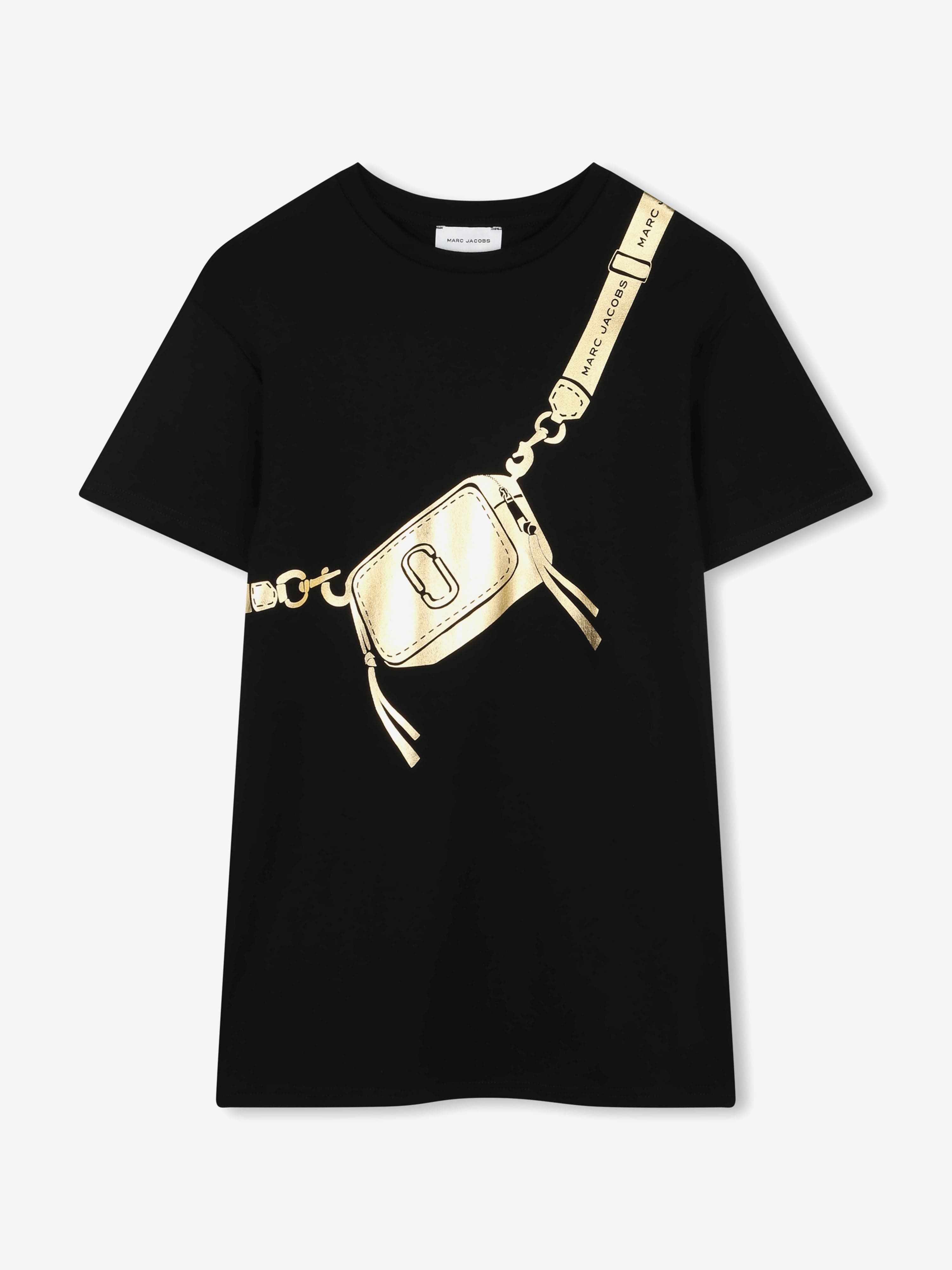 Girls Snapshot Bag Print Dress in Black How Much