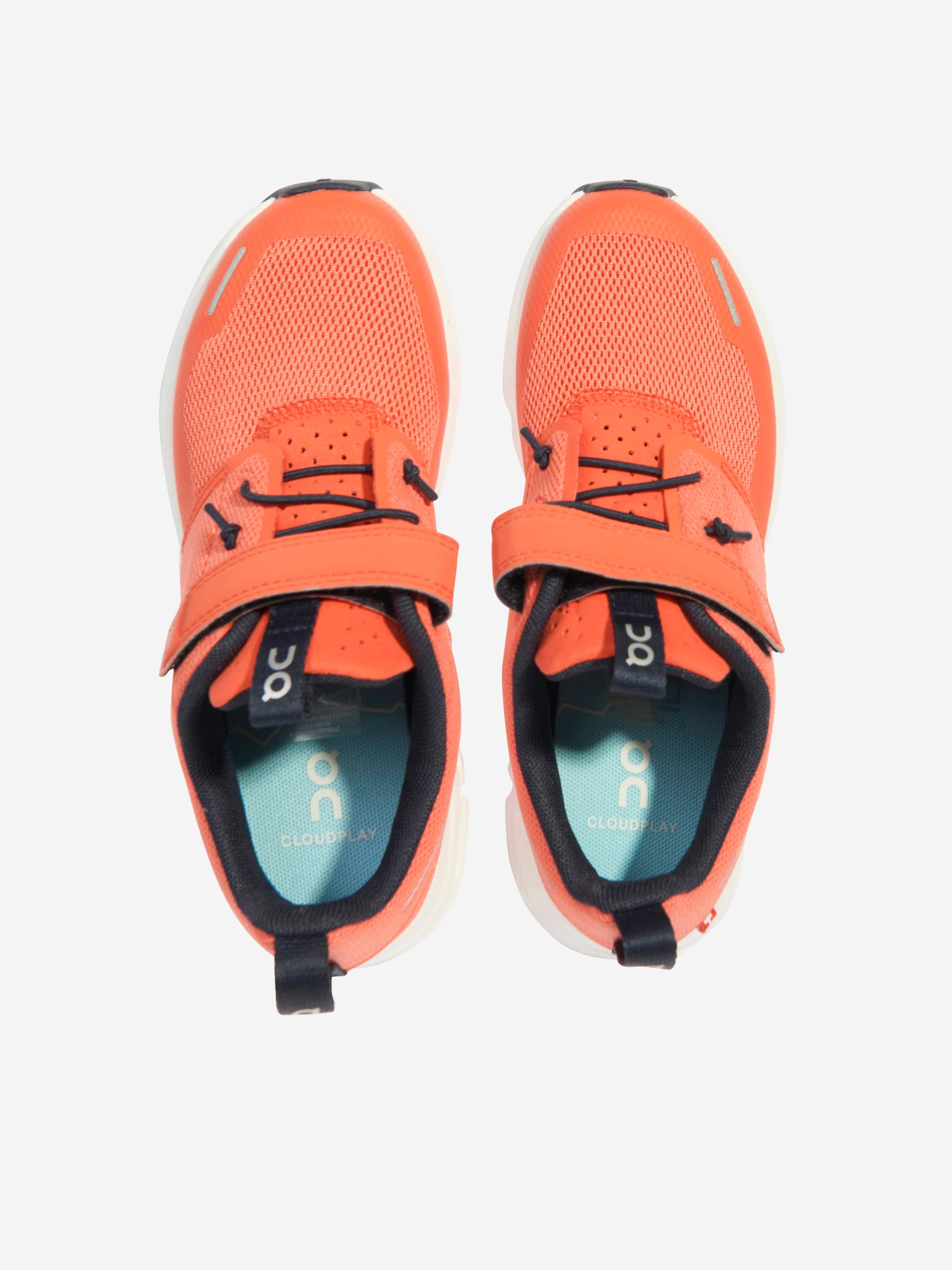 On Running Kids Cloud Play Trainers in Orange Low Cost For Sale