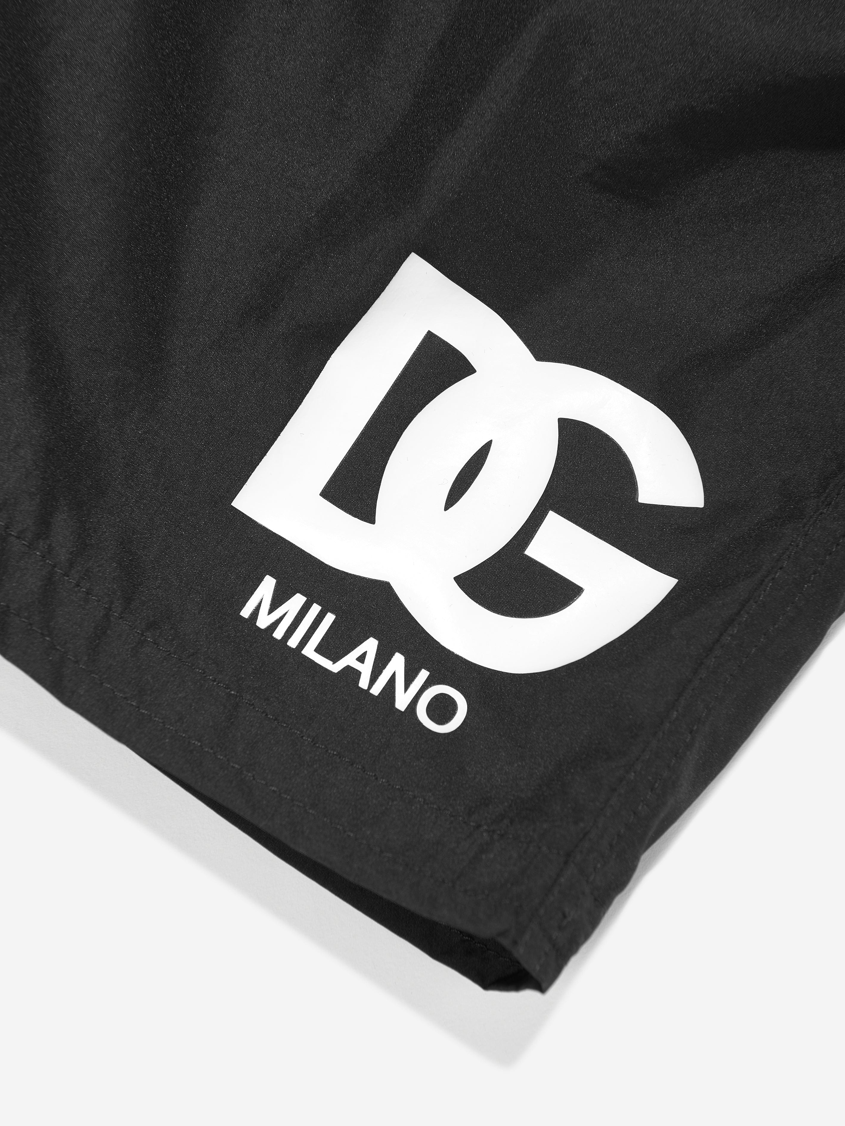 Dolce & Gabbana Boys Milano Logo Swim Shorts in Black Pick A Best