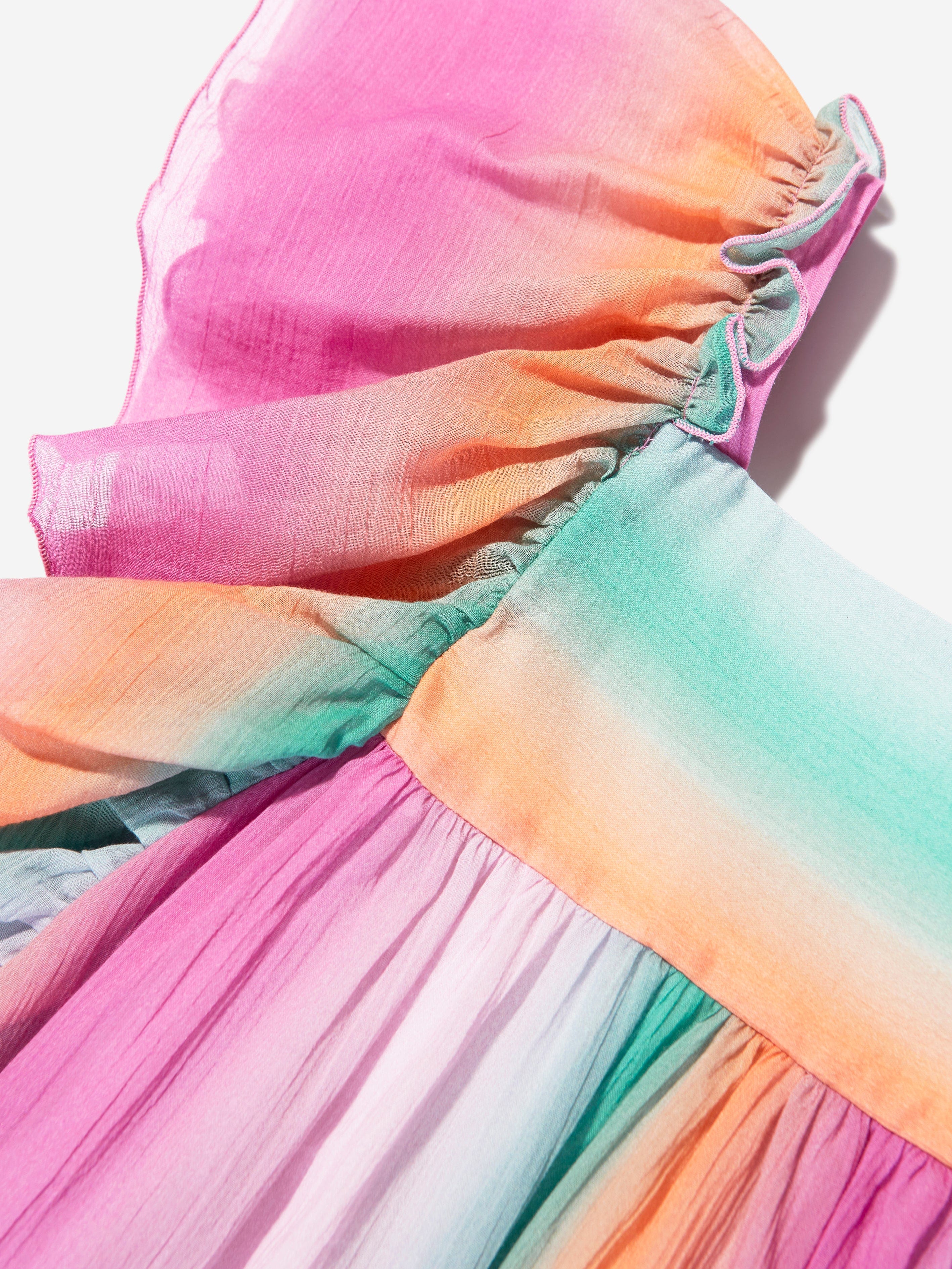 Chlo¨¦ Girls Crepe Rainbow Dress in Multicolour Cheap Sale Visit New