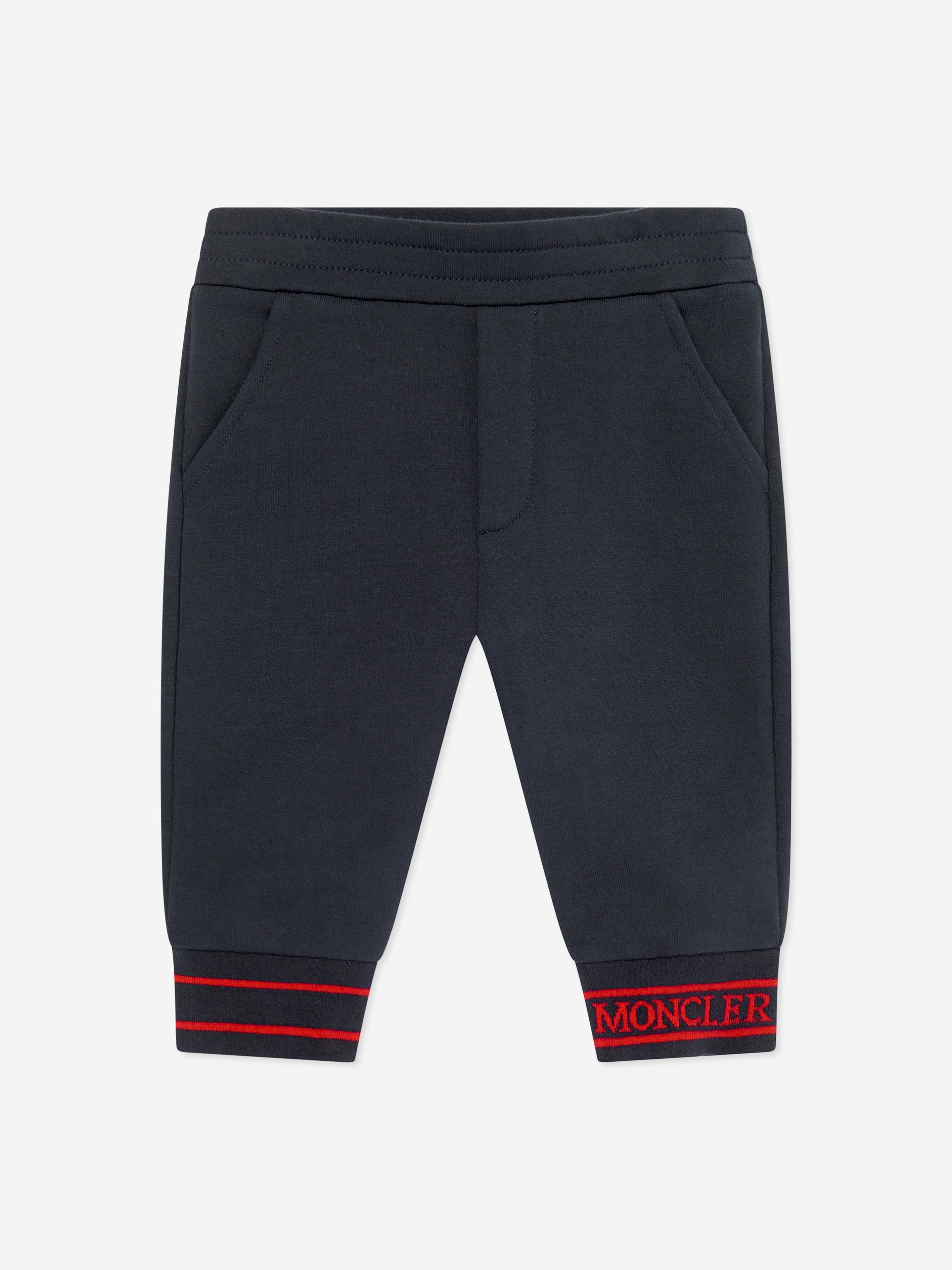 Moncler Enfant Baby Boys Logo Joggers in Navy Cheapest Cheap Online