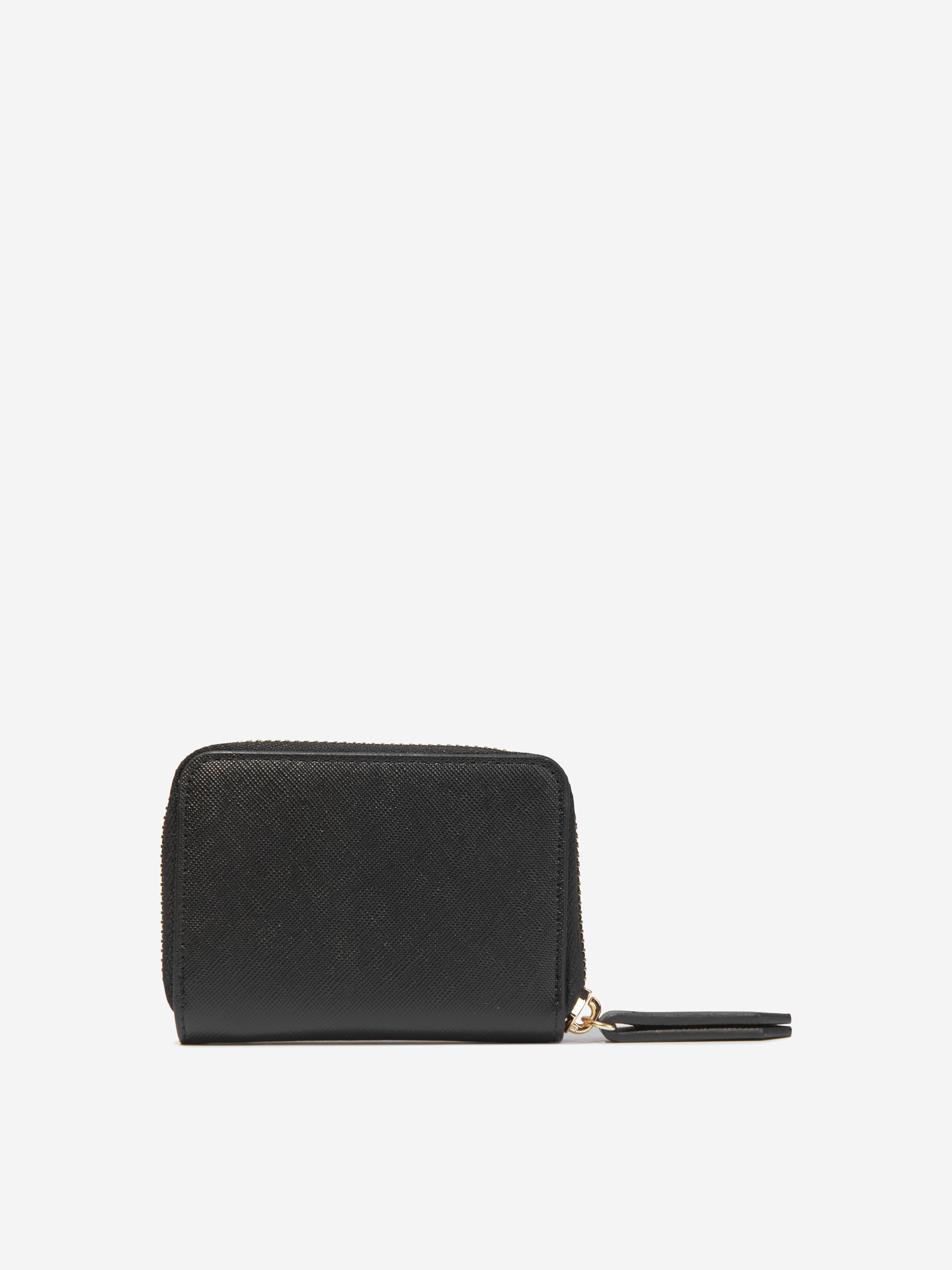 Valentino Girls Zero Zip Around Wallet in Black (W: 1.8cm) Free Shipping Sale Online