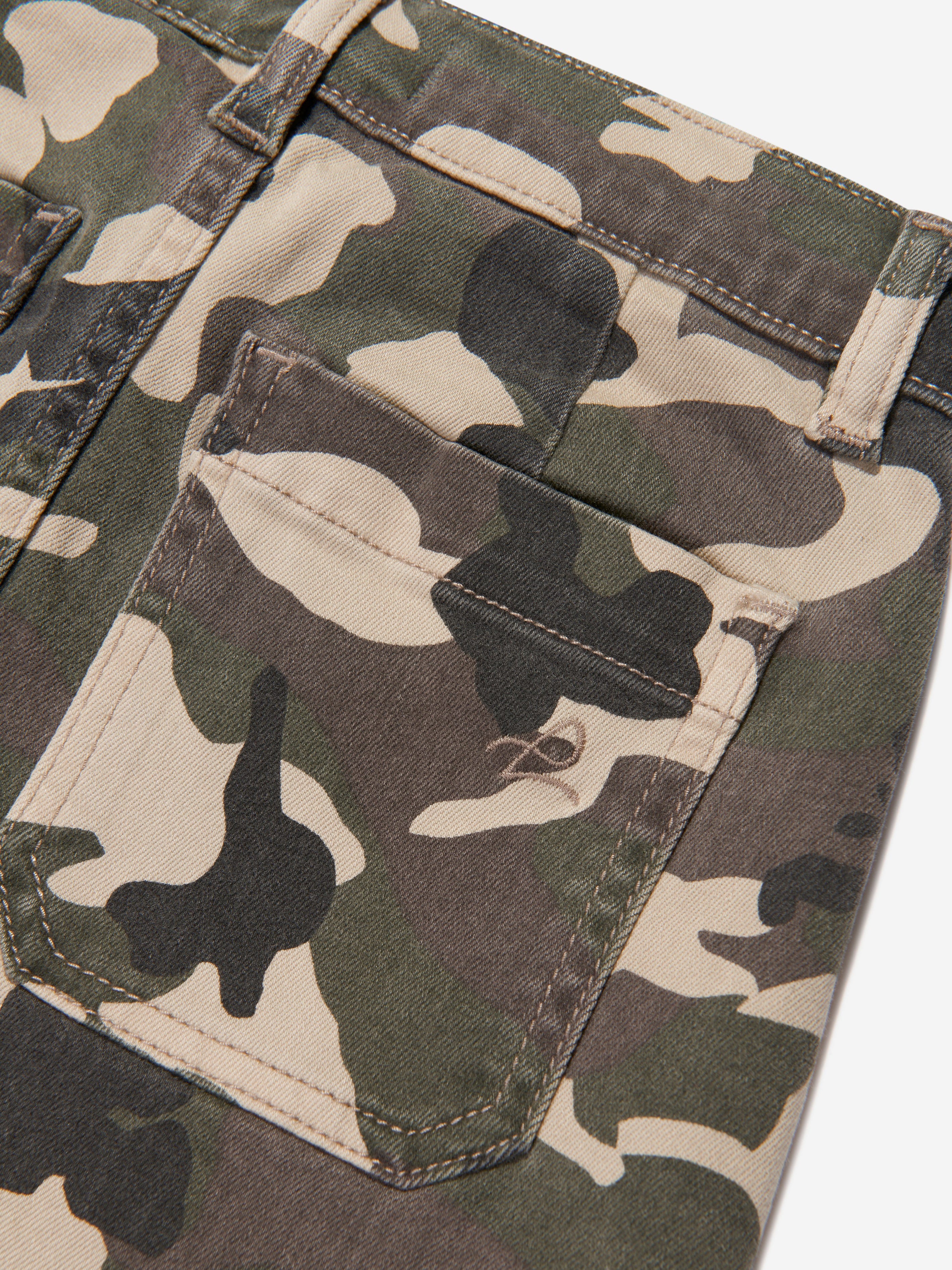 DL1961 Girls Jenny Camouflage Skirt in Green Cheap Sale 2025