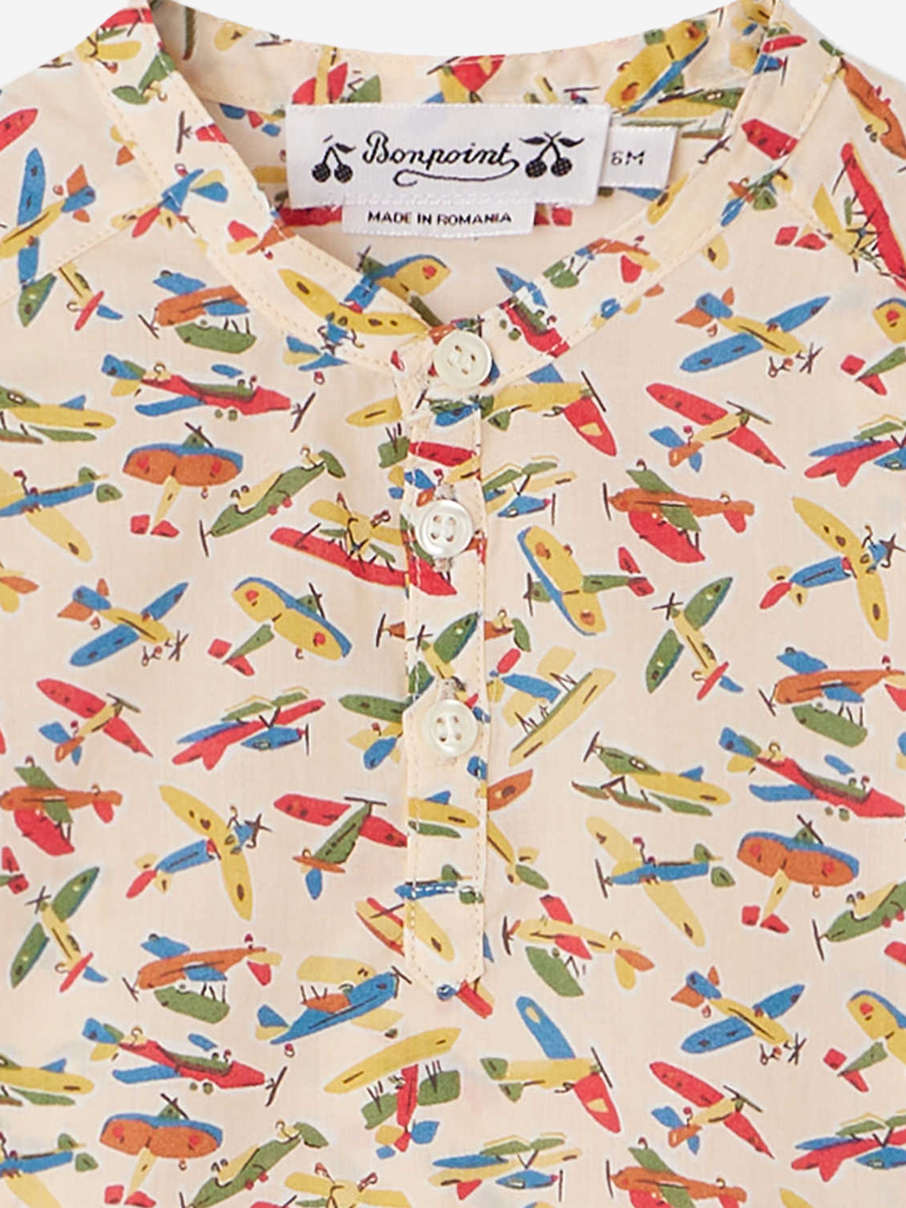Bonpoint Baby Boys Cesari Shirt in Multicolour Buy Cheap Brand New Unisex