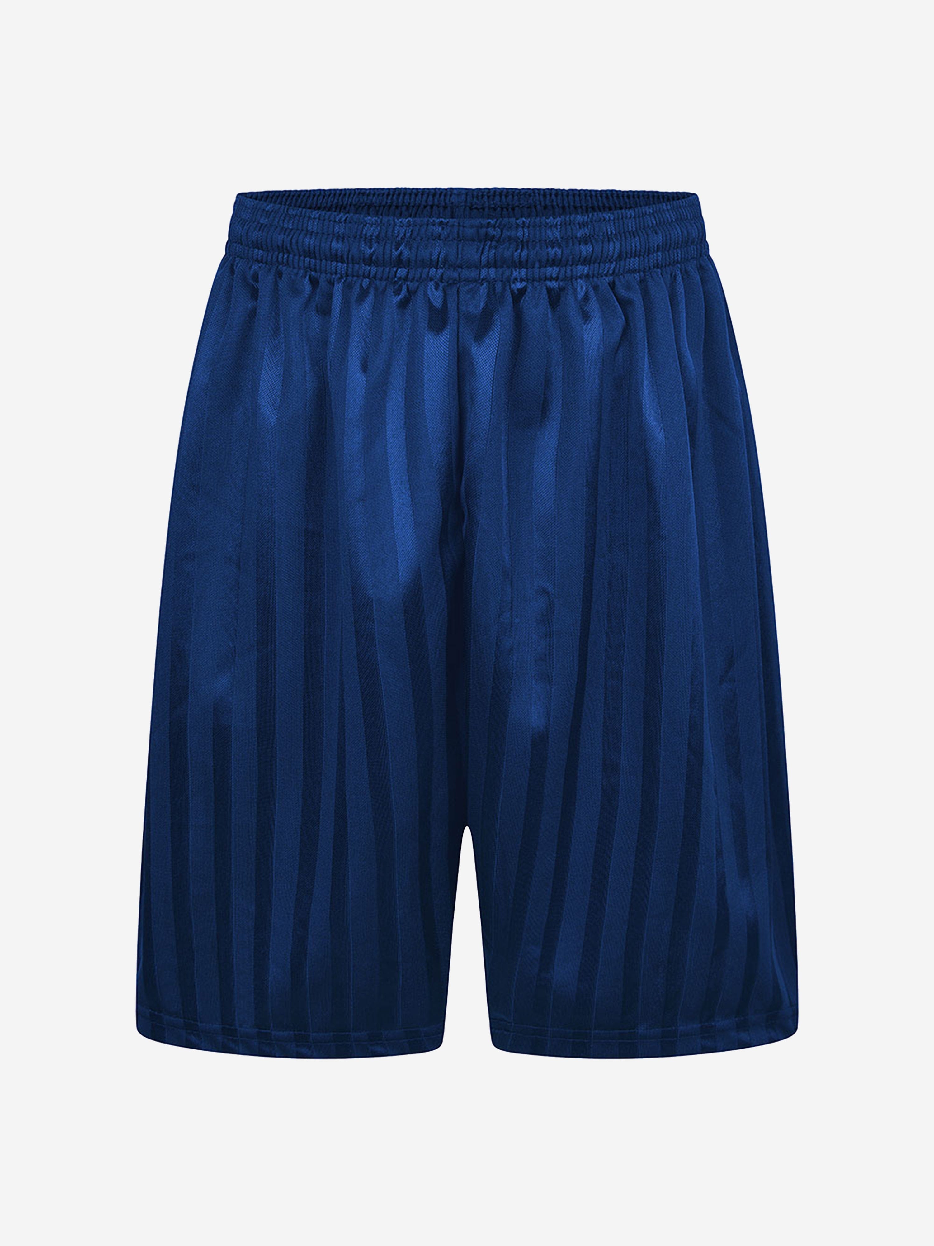 Zeco Kids School Shadow Stripe Shorts in Blue Outlet Marketable