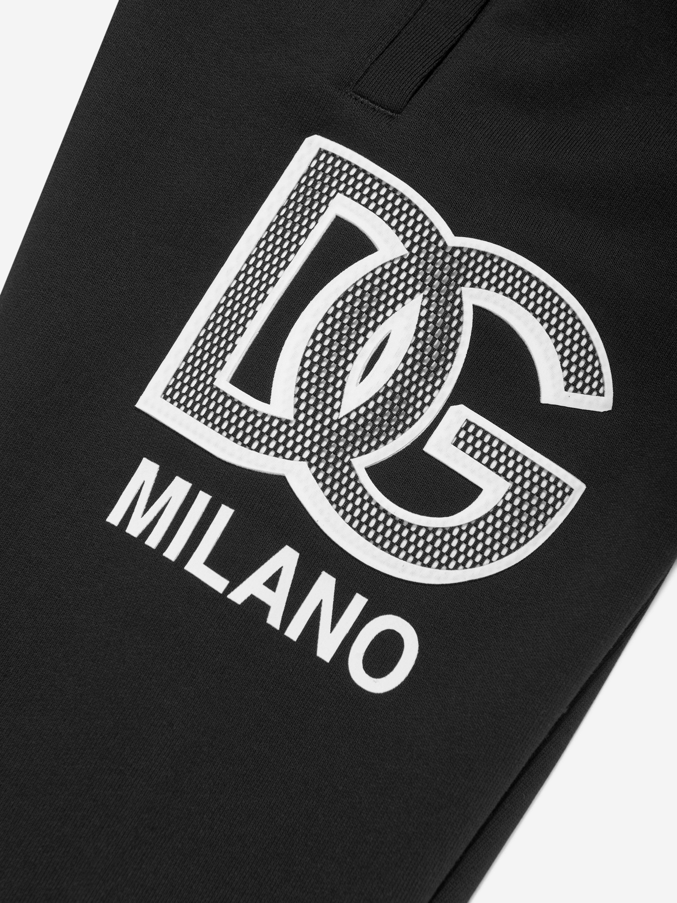 Dolce & Gabbana Boys Milano Joggers in Black Geniue Stockist Cheap Online