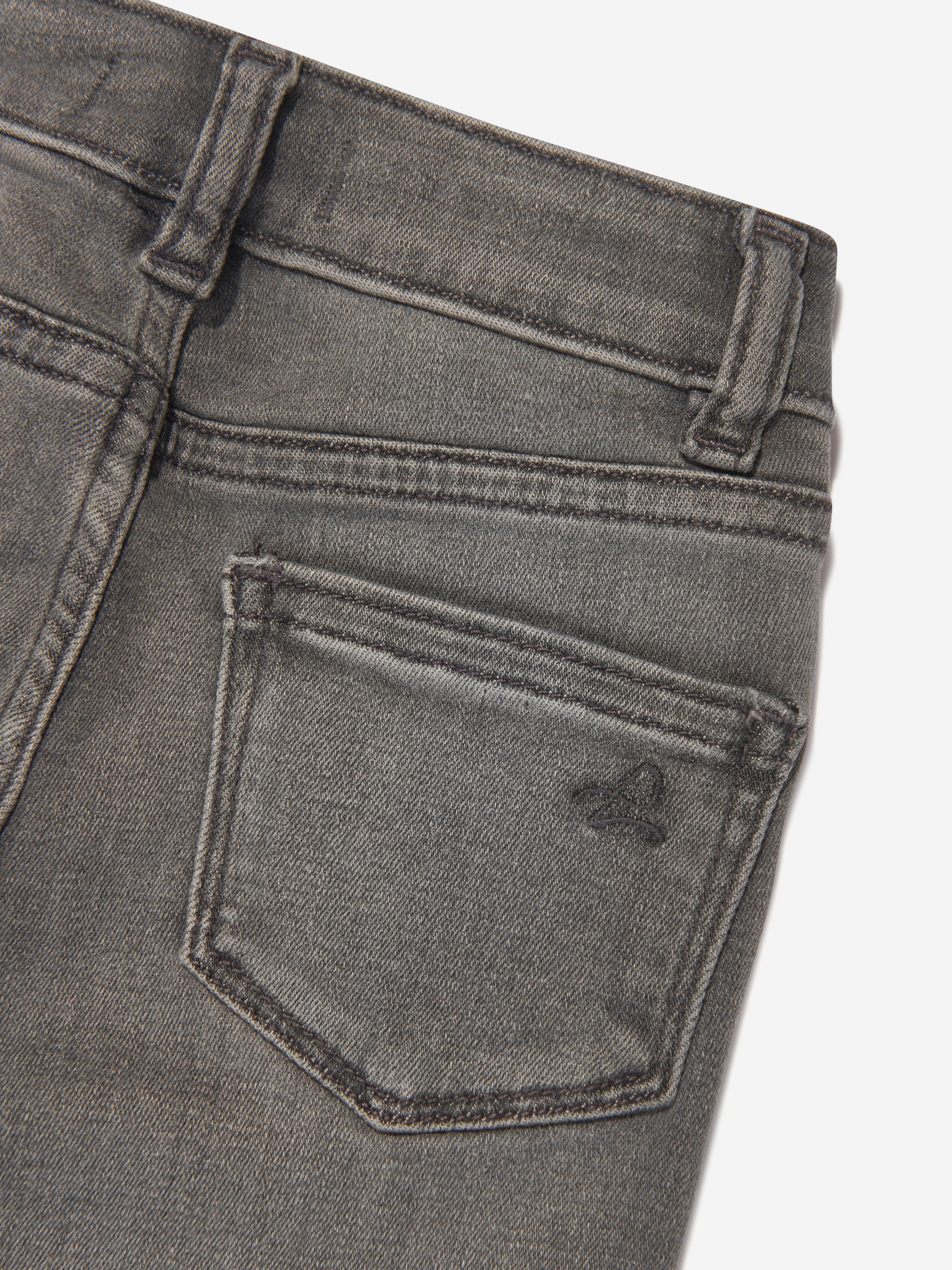 DL1961 Girls Chloe Skinny Fit Jeans in Grey Discount Nicekicks
