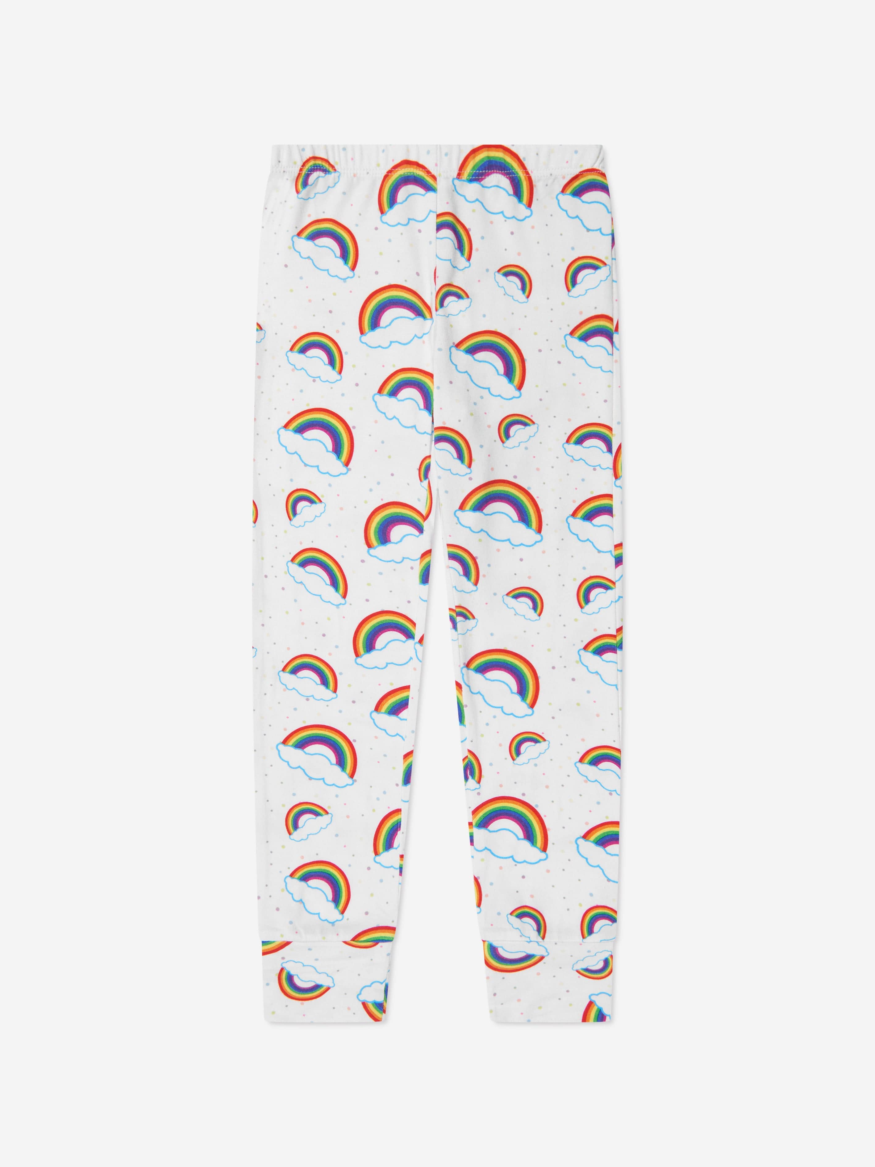 AY by AYLA Girls Rainbow Pyjamas Set in Multicolour Clearance Cheap Real