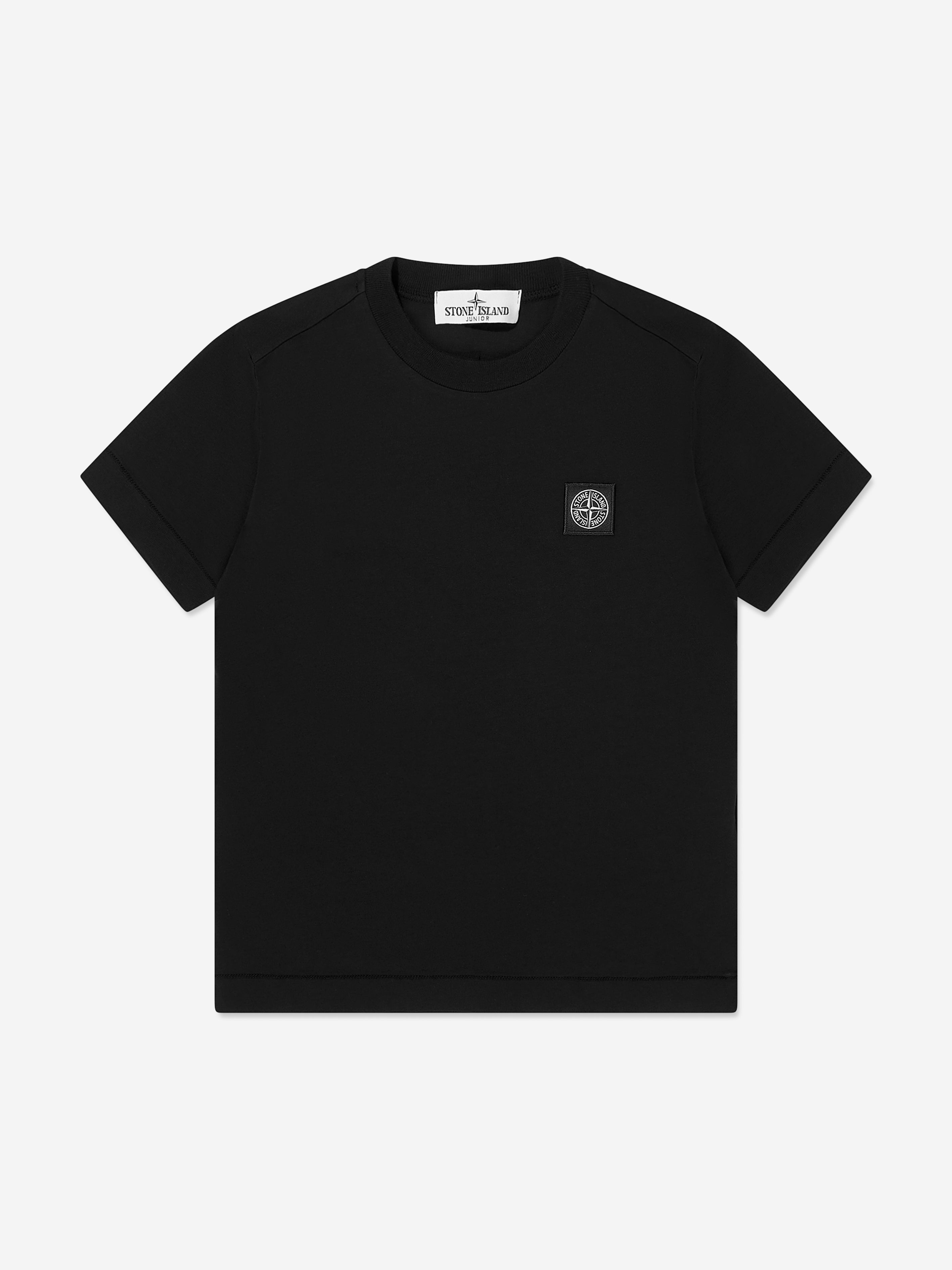 Boys Compass Logo T-Shirt in Black Clearance Geniue Stockist