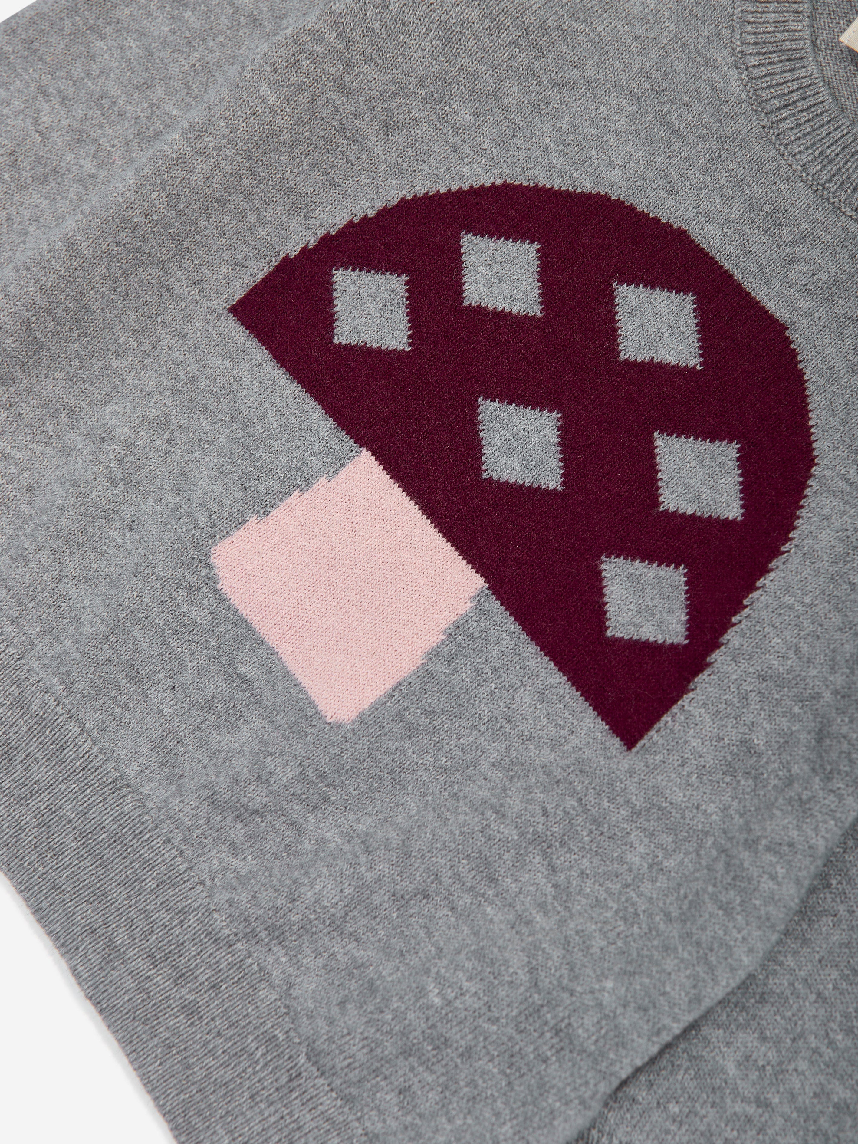 The Bonnie Mob Baby Sparrow Mushroom Knit Jumper in Grey Outlet Low Pice Fee Shipping