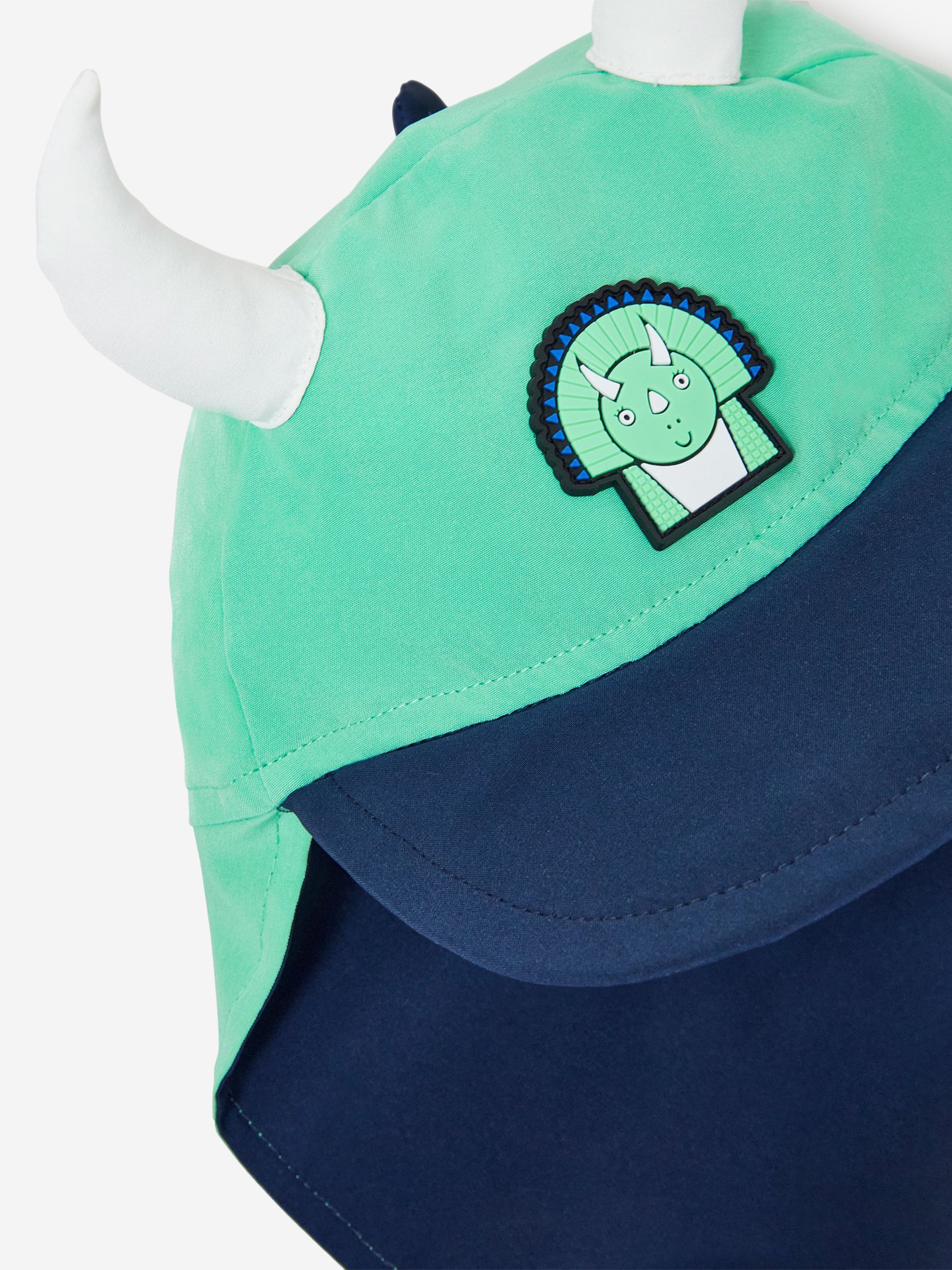 Roarsome Boys Spike The Dinosaur Sun Cap in Green Amazing Pice