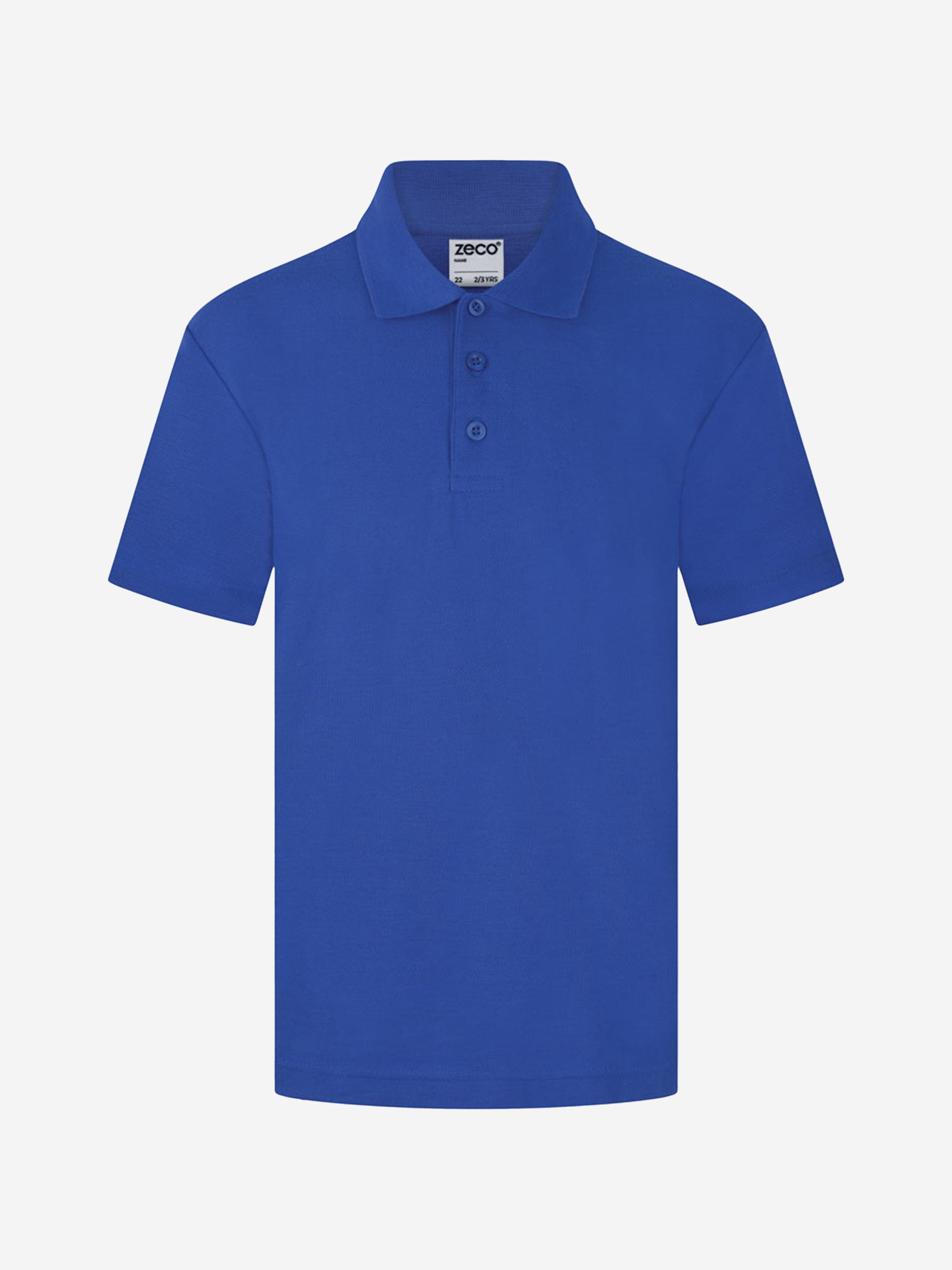 Zeco Kids School Polo Shirt in Blue Outlet Store Locations