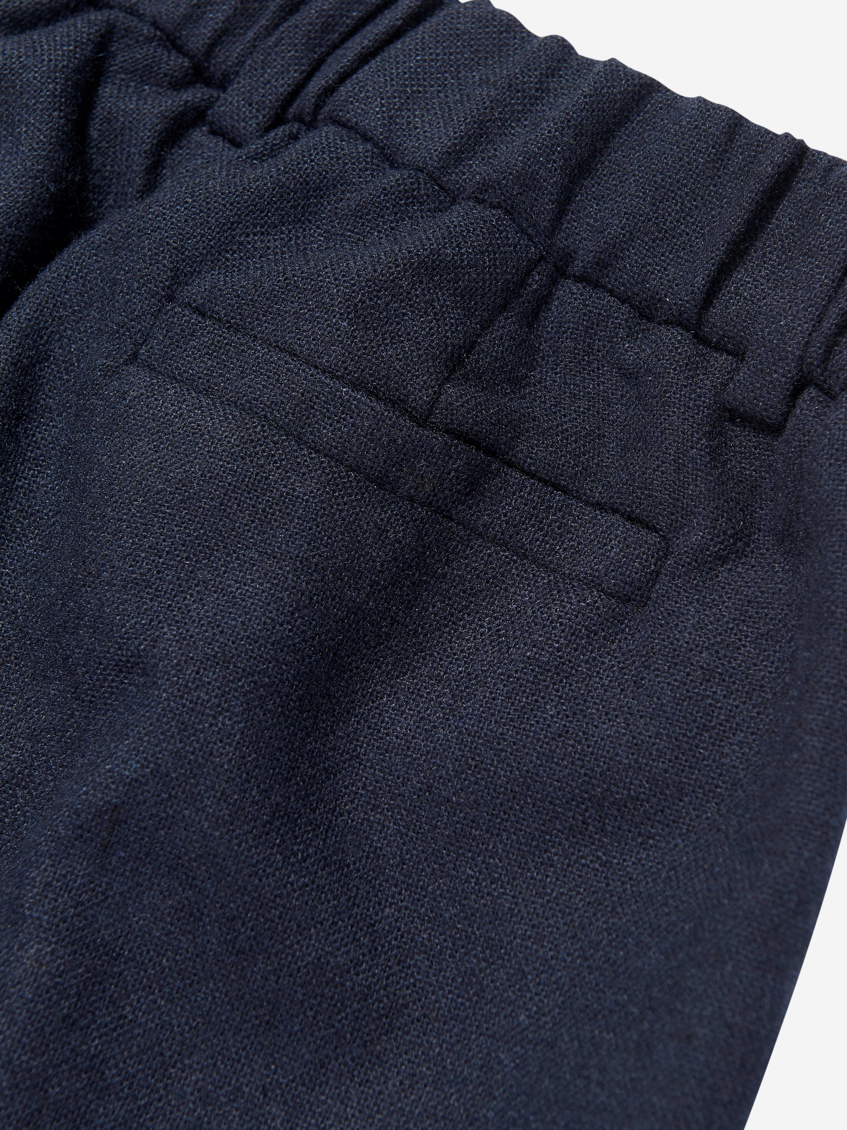 Boys Flannel Trousers in Navy Free Shipping Cheap Online