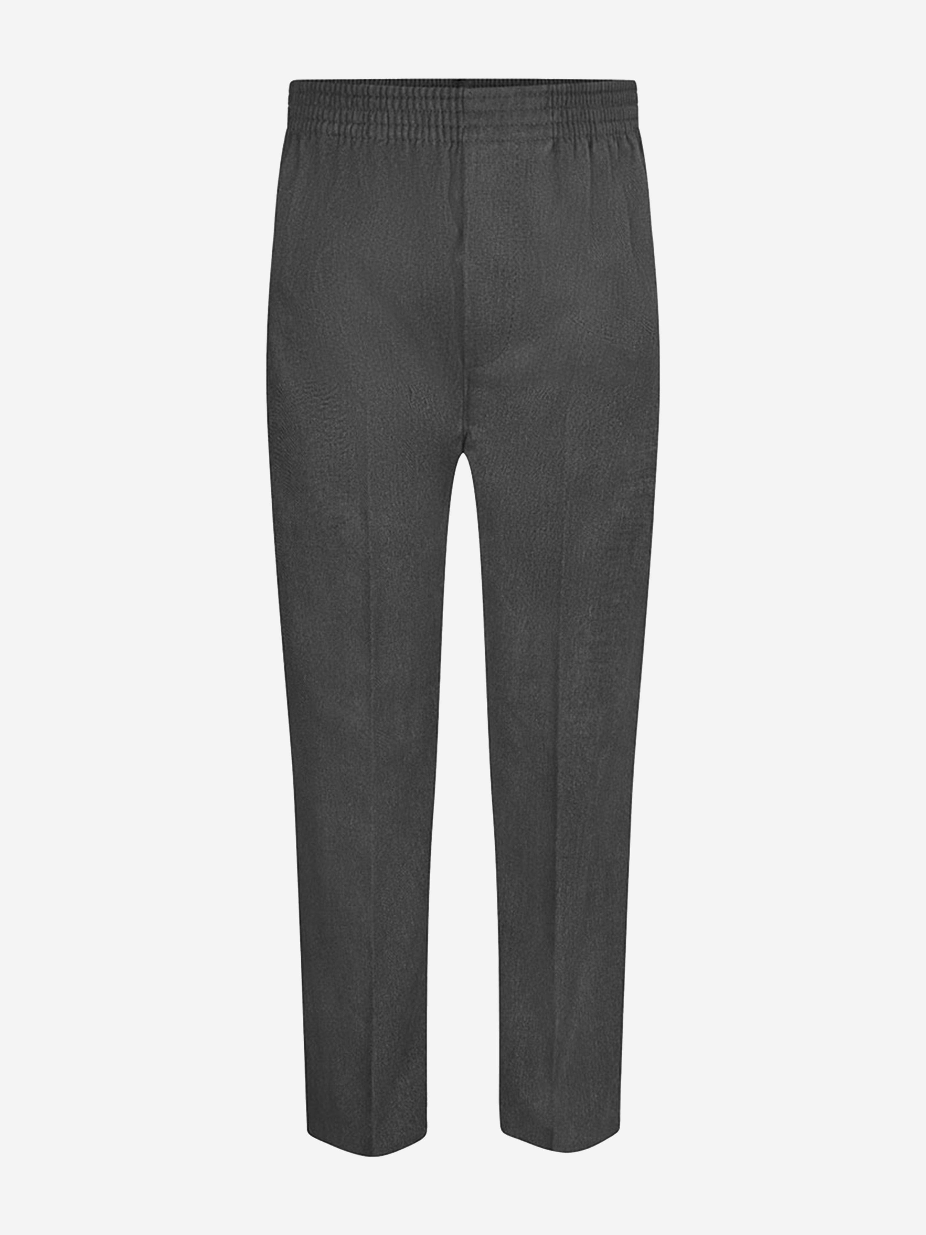 Zeco Boys School Full Elastic Pull Up Trousers in Grey Get Authentic For Sale