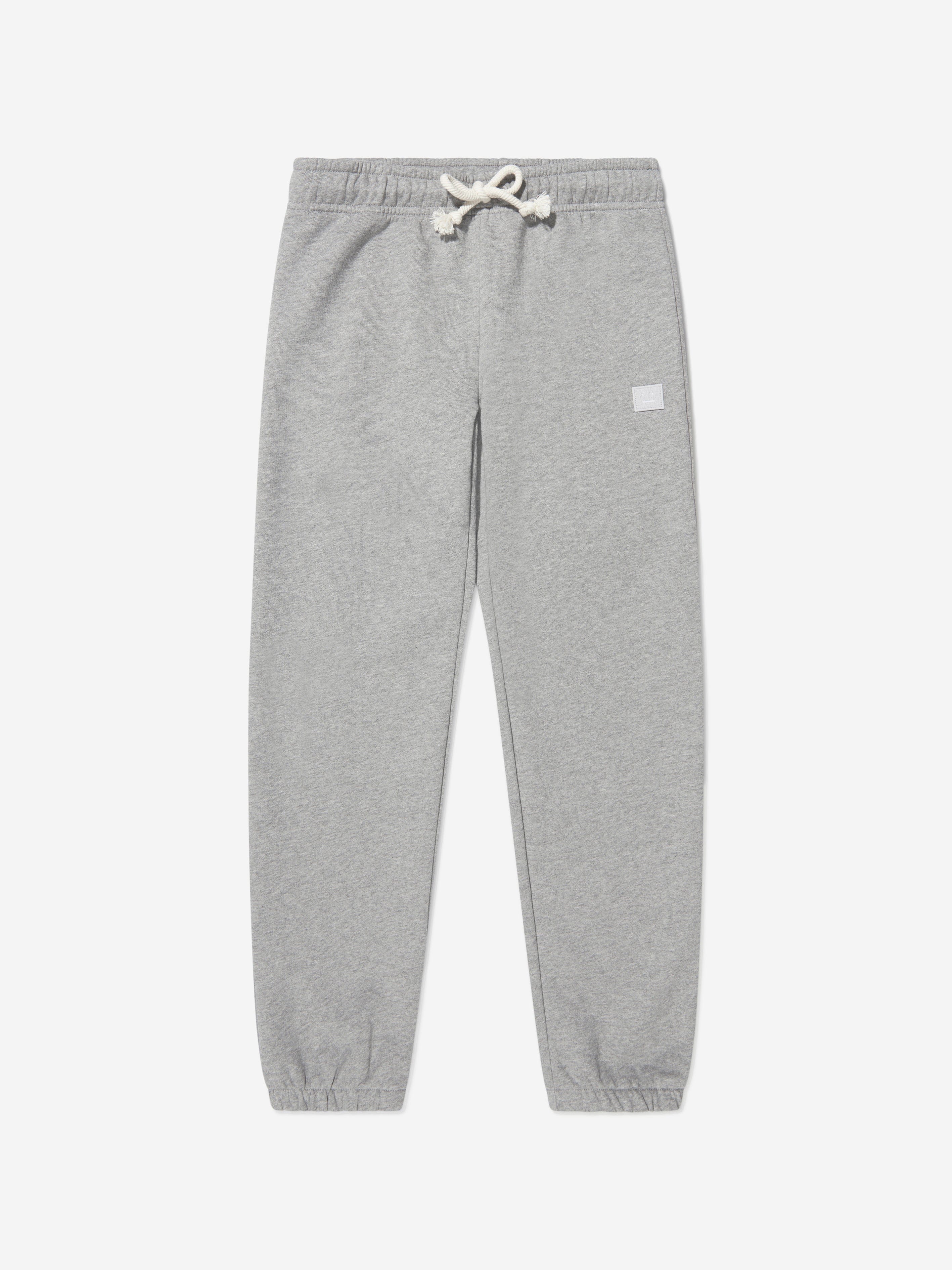Acne Studios Kids Face Patch Joggers in Grey 2025 New