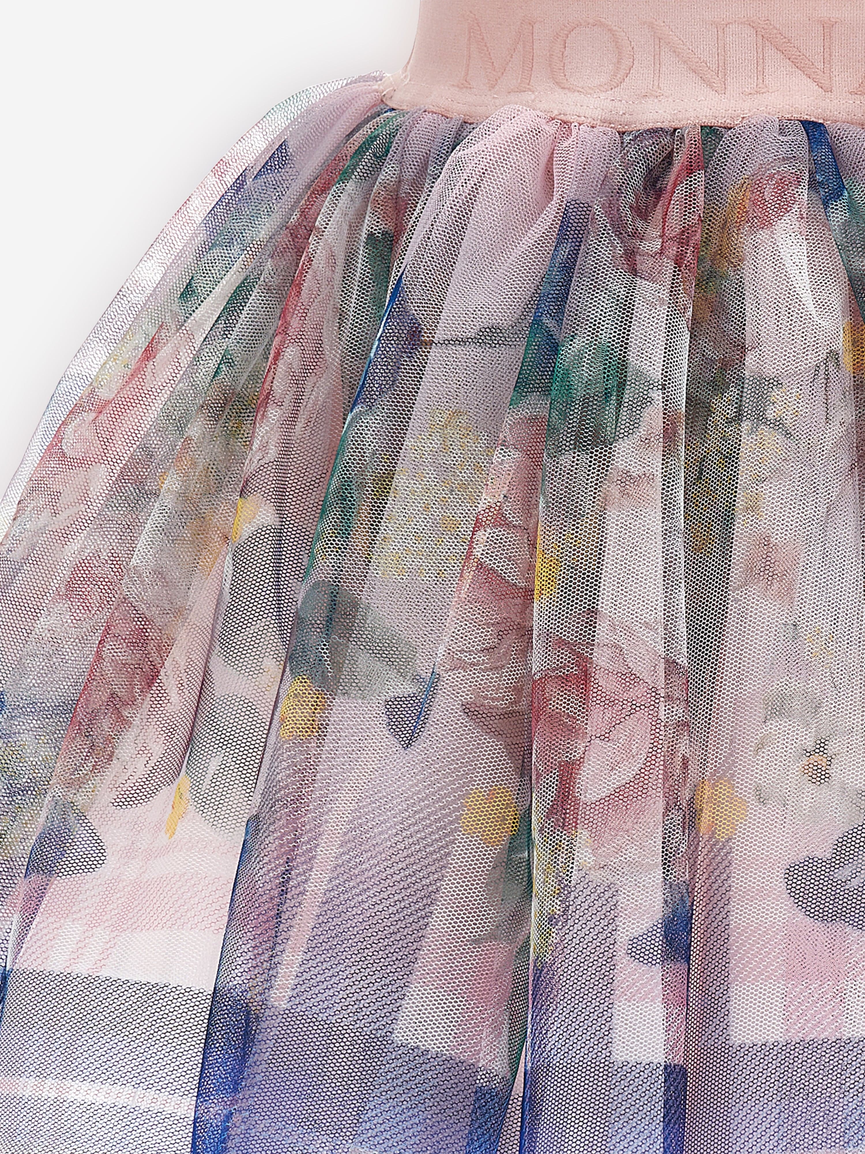 Monnalisa Girls Baroque Floral Skirt in Multicolour Store Sale