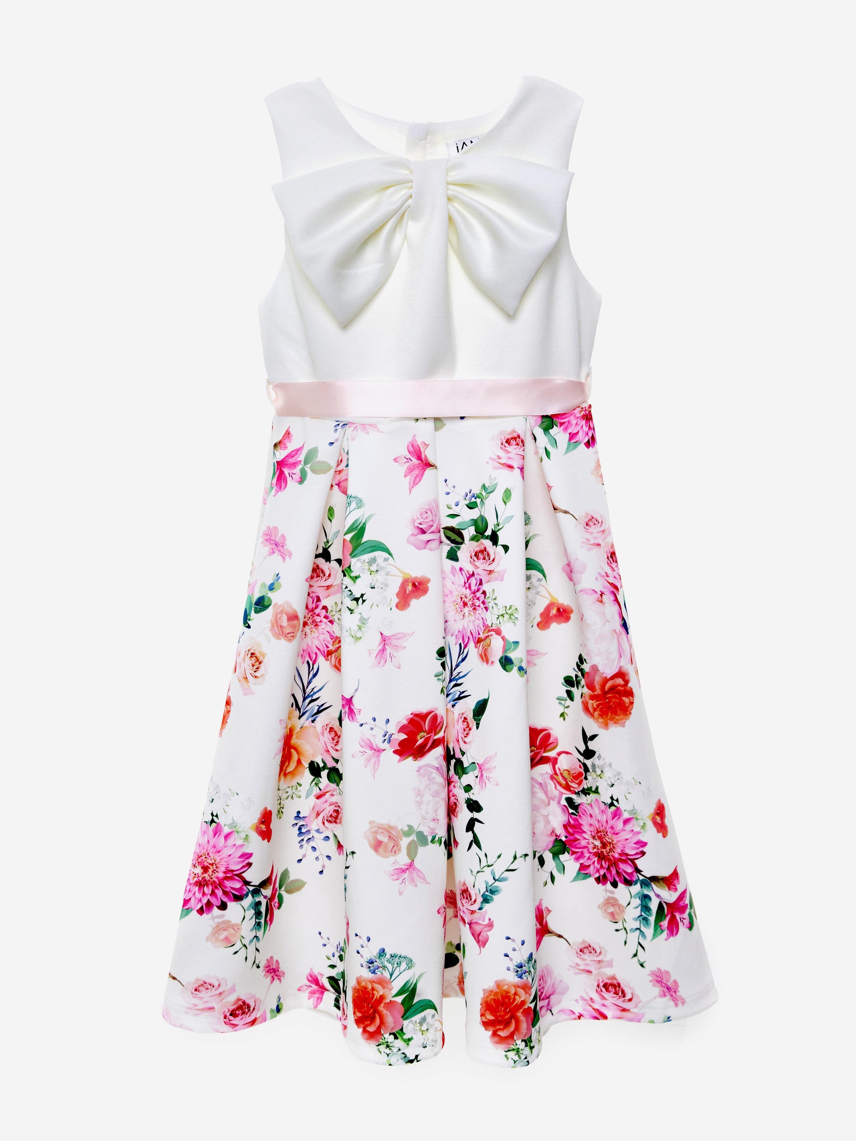 Girls Botanical Beauty Dress in White Get Authentic For Sale