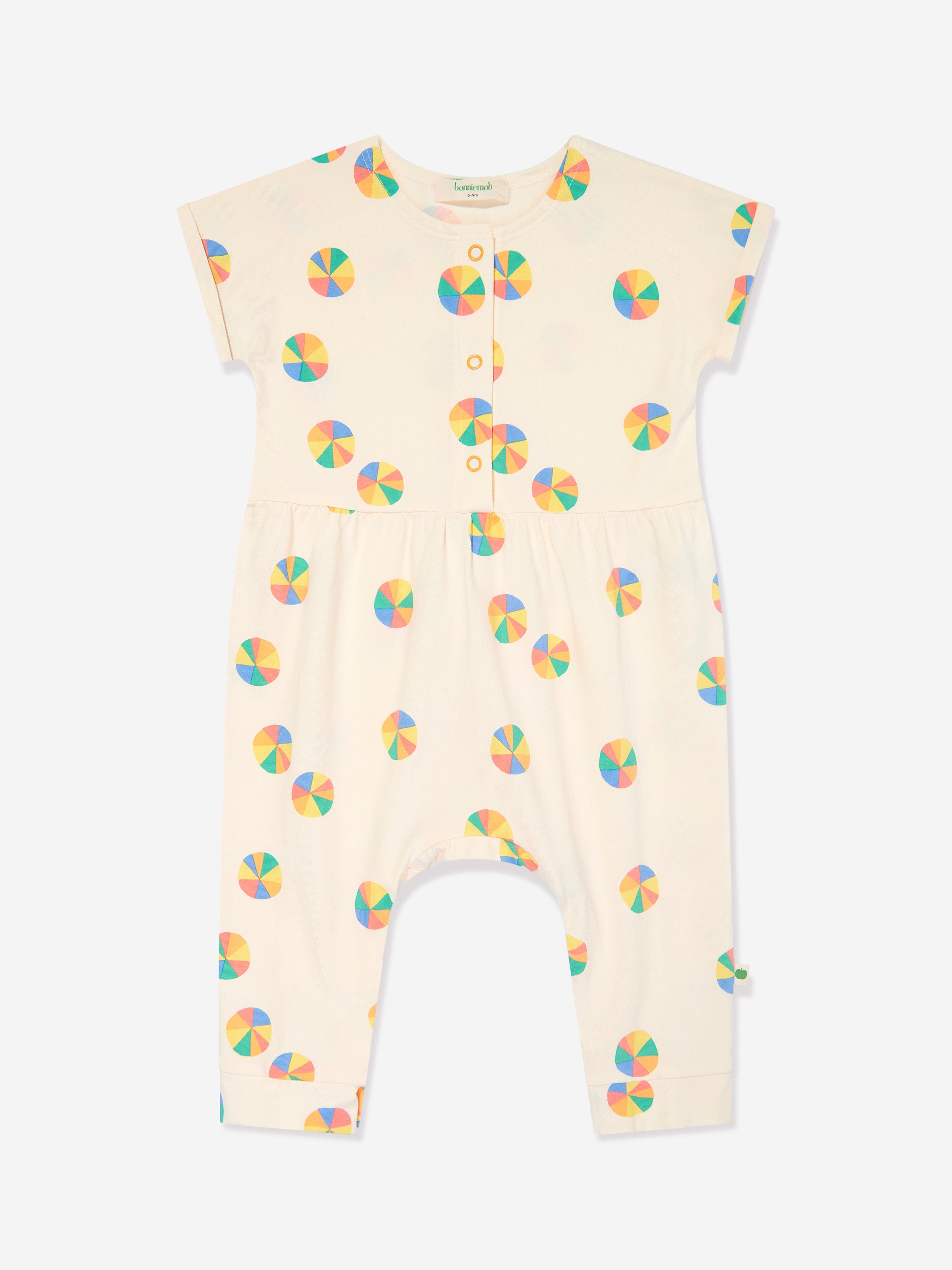 The Bonnie Mob Baby Girls Cabin Parasol Jumpsuit in Ivory Get Authentic