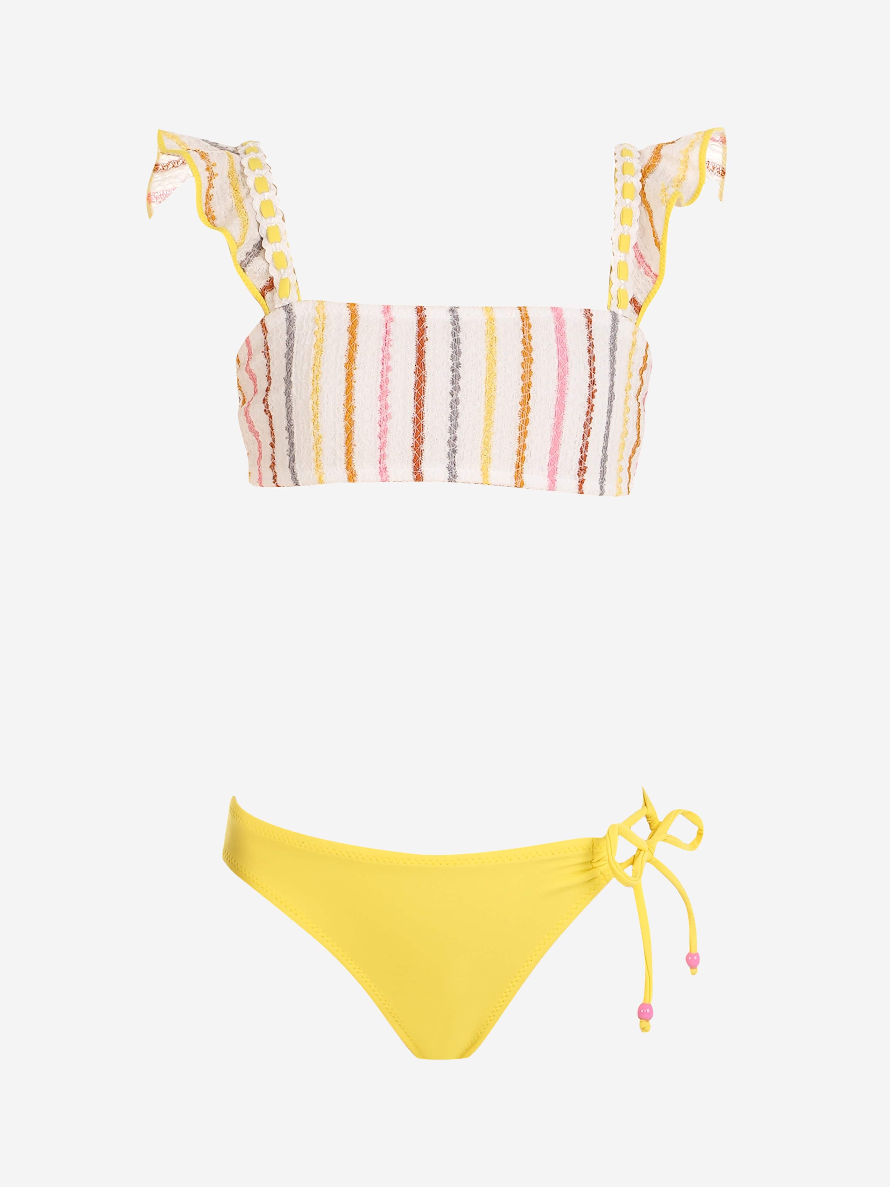Girls Thelma Bikini in Yellow Discount Latest