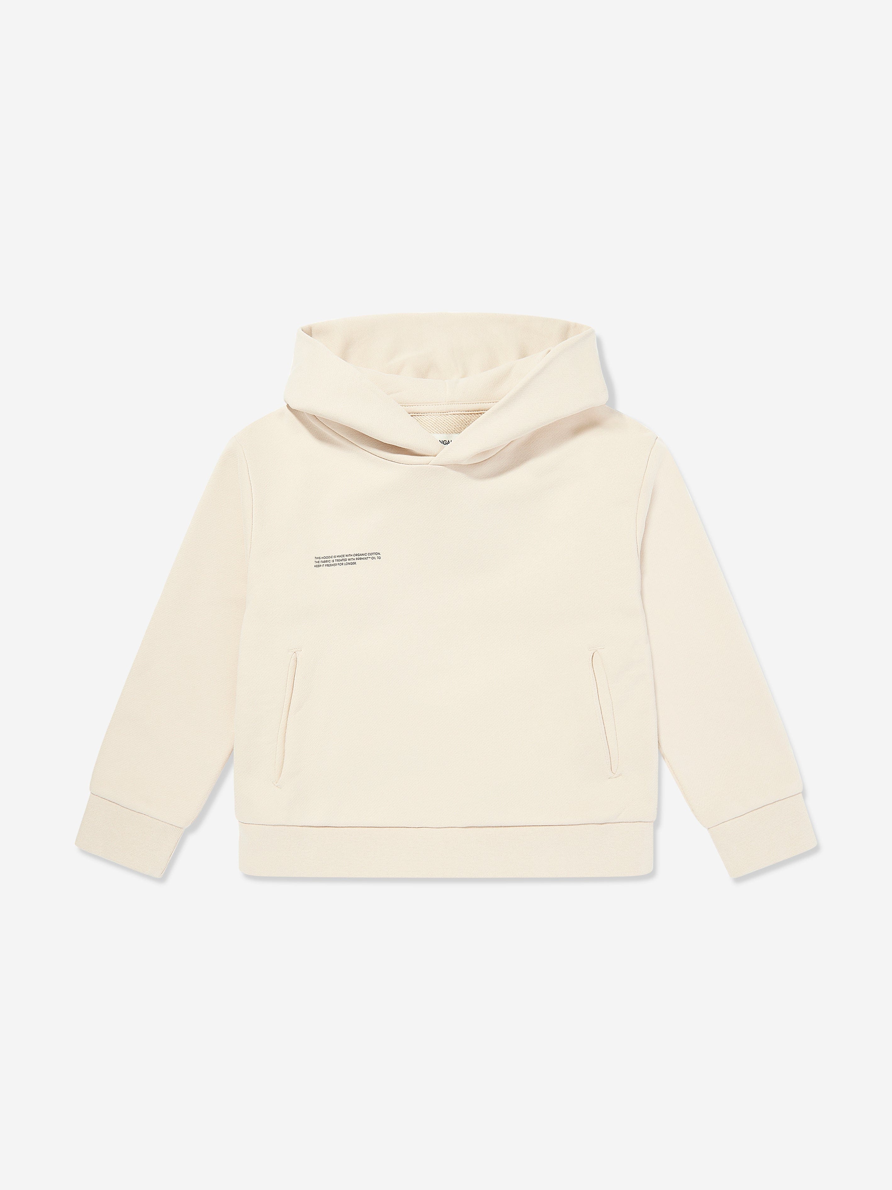 PANGAIA Kids 365 Midweight Hoodie in Beige Footlocker Pictures Online