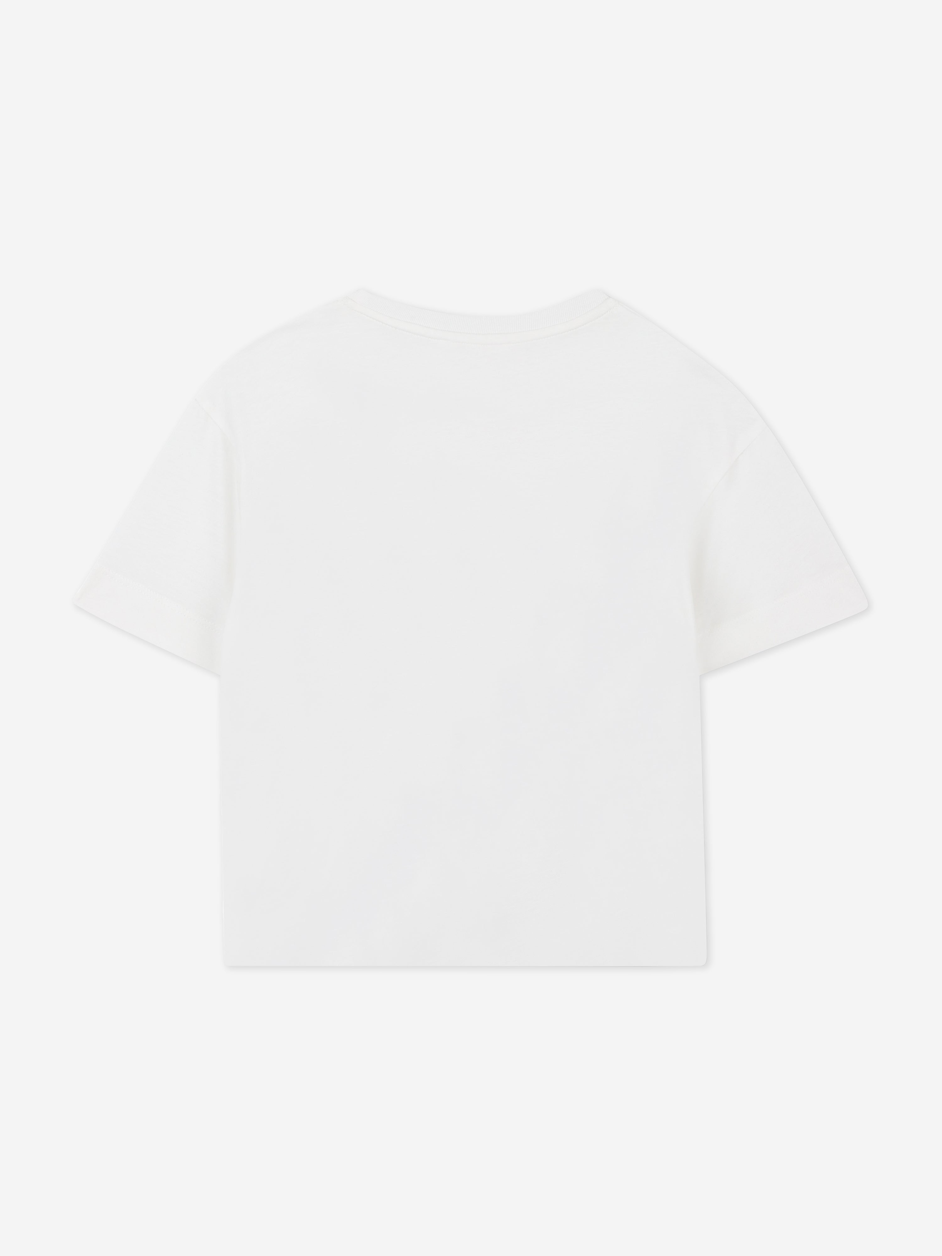Chlo¨¦ Girls Embroidered Paris Logo T-Shirt in Ivory Outlet Nicekicks