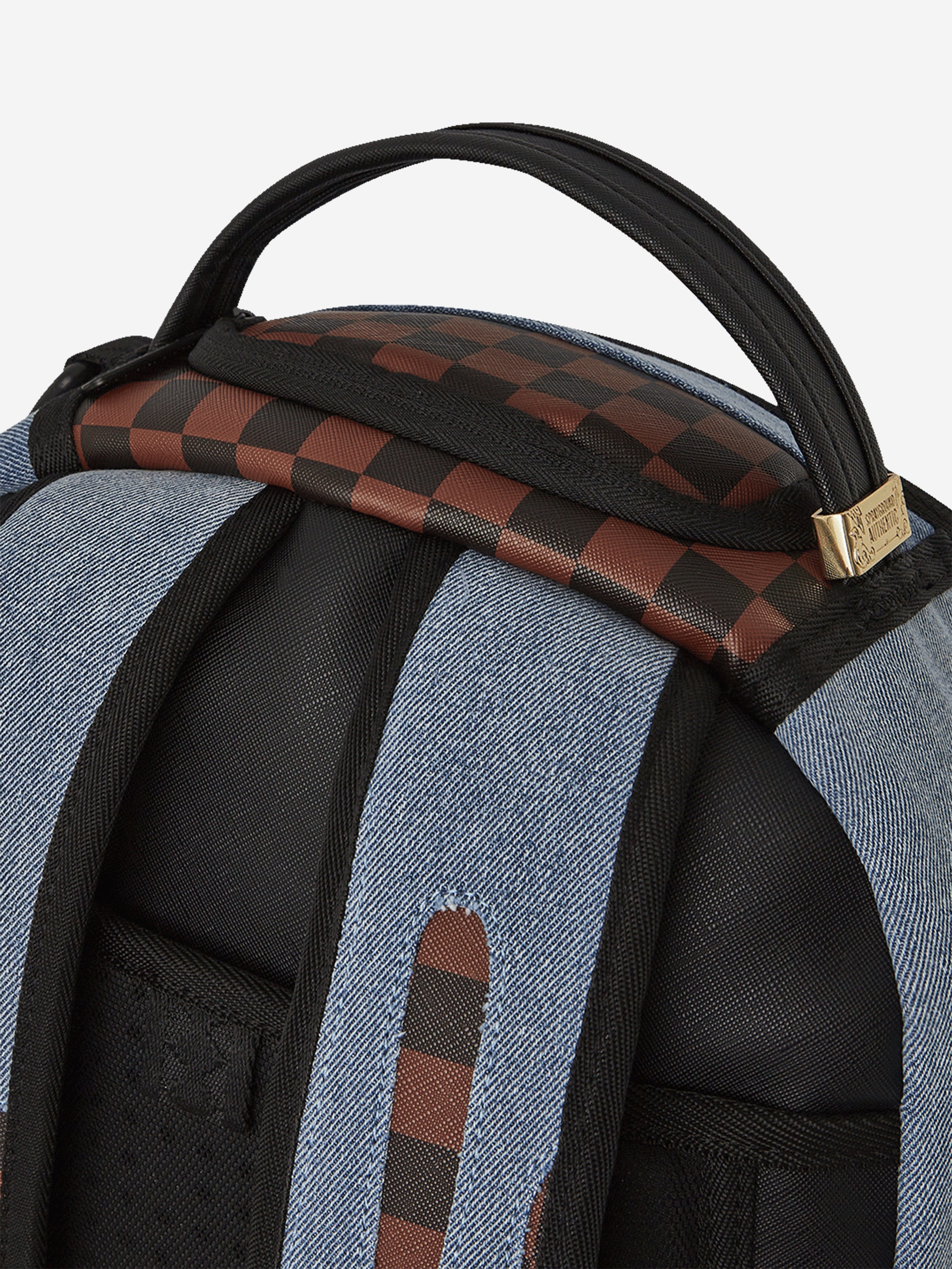 Sprayground Kids Denim Drip Backpack in Multicolour (46cm) Outlet Exclusive