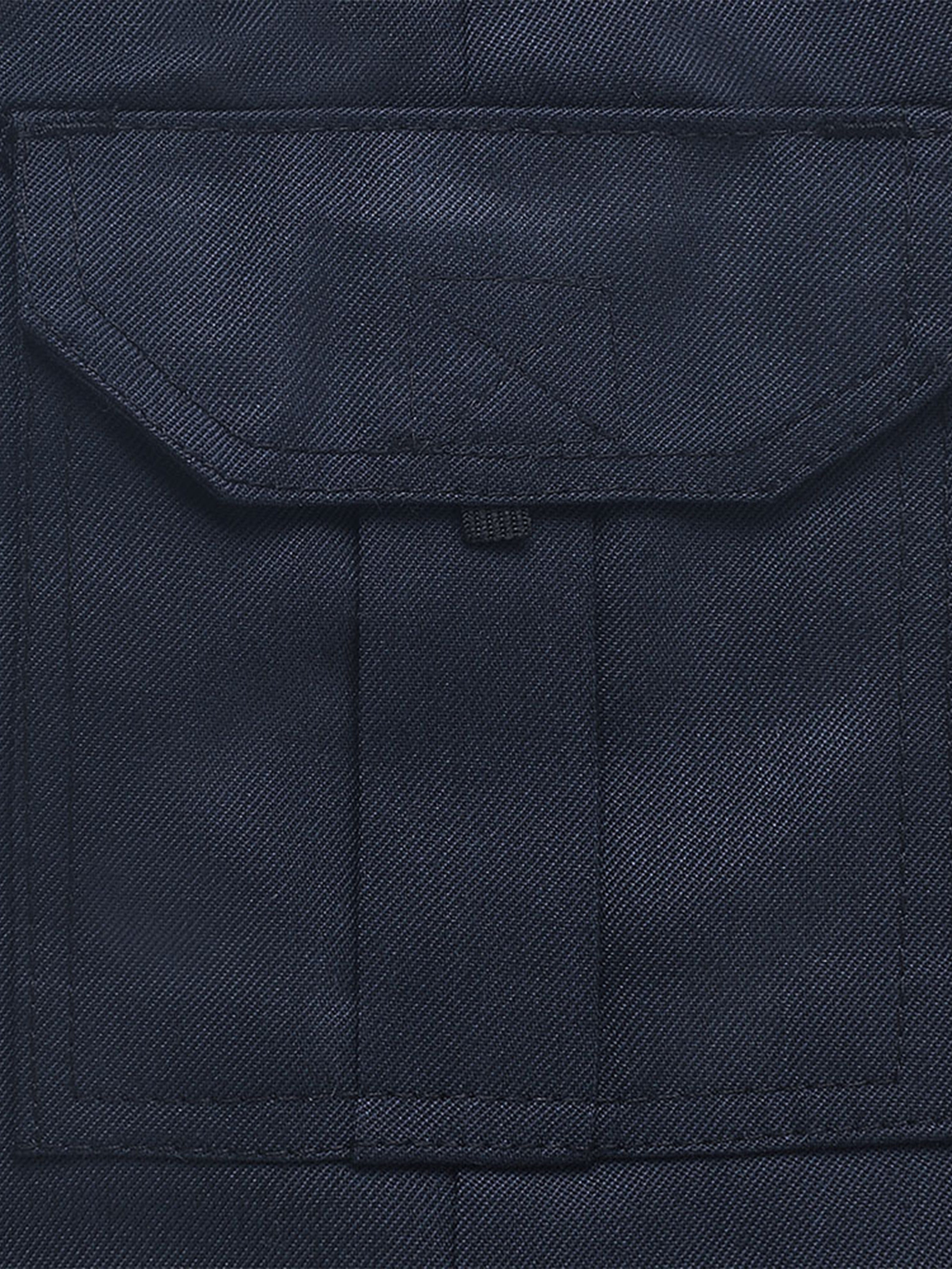 Zeco Kids School Cargo Shorts in Navy With Mastercard