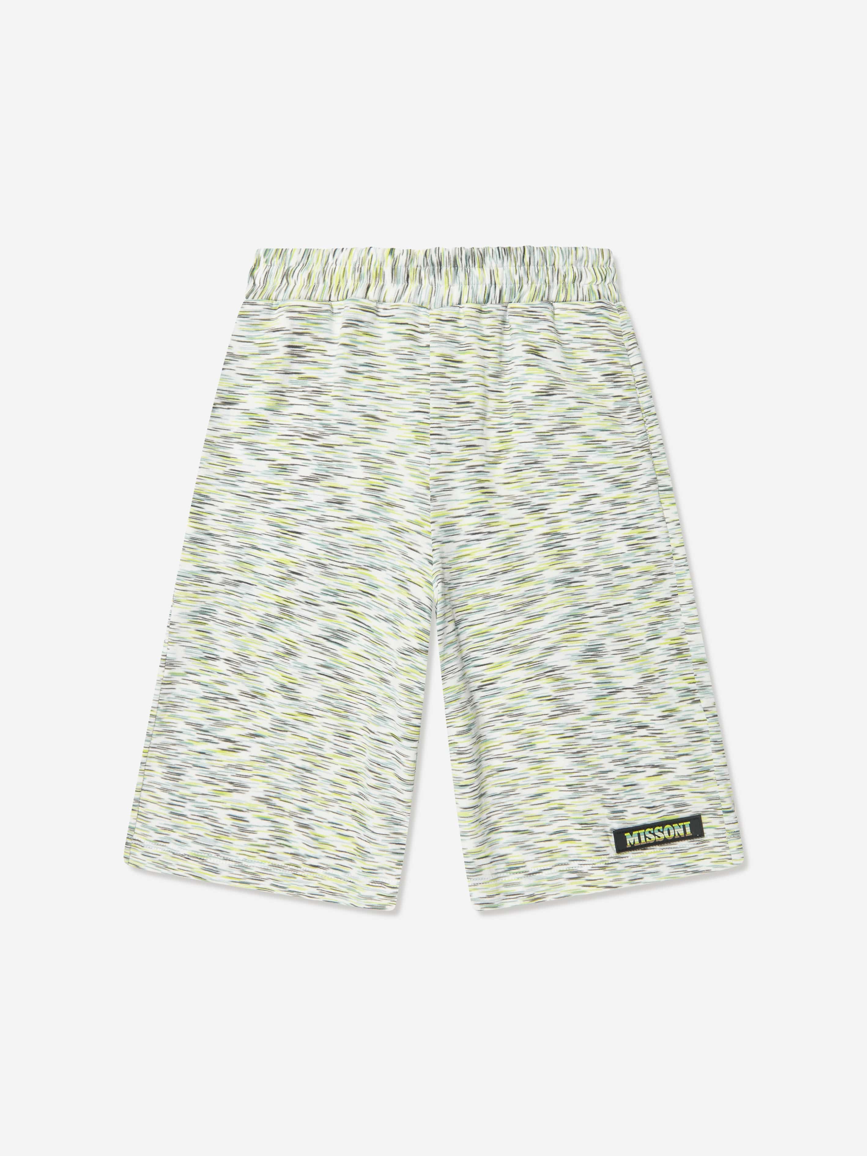 Missoni Boys Space Dye Shorts in Green Cheapest Pice For Sale