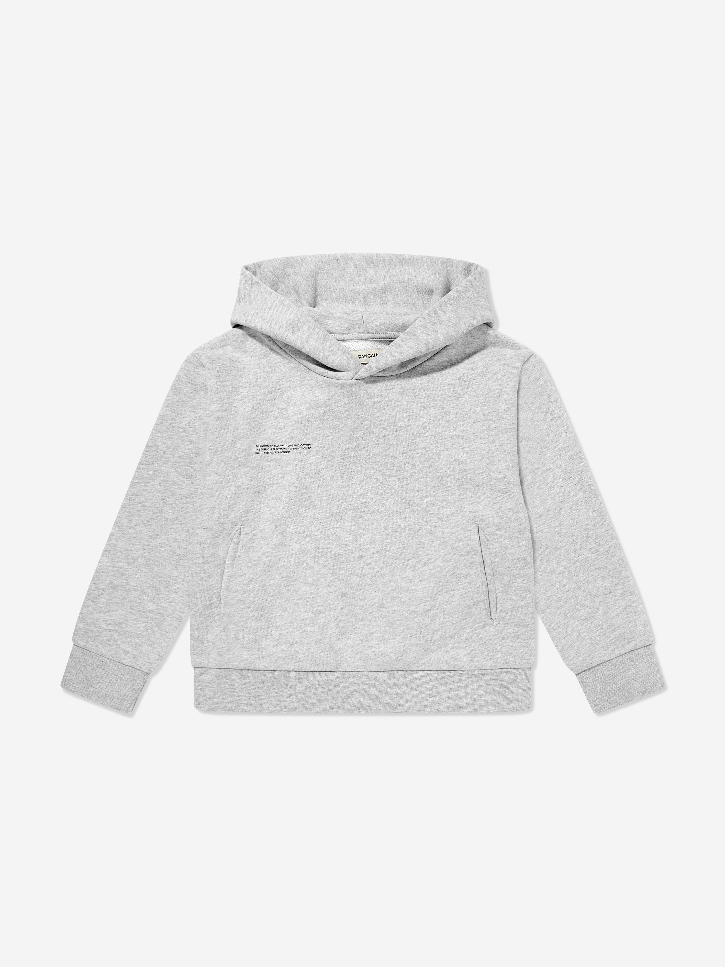 PANGAIA Kids 365 Midweight Hoodie in Grey Brand New Unisex