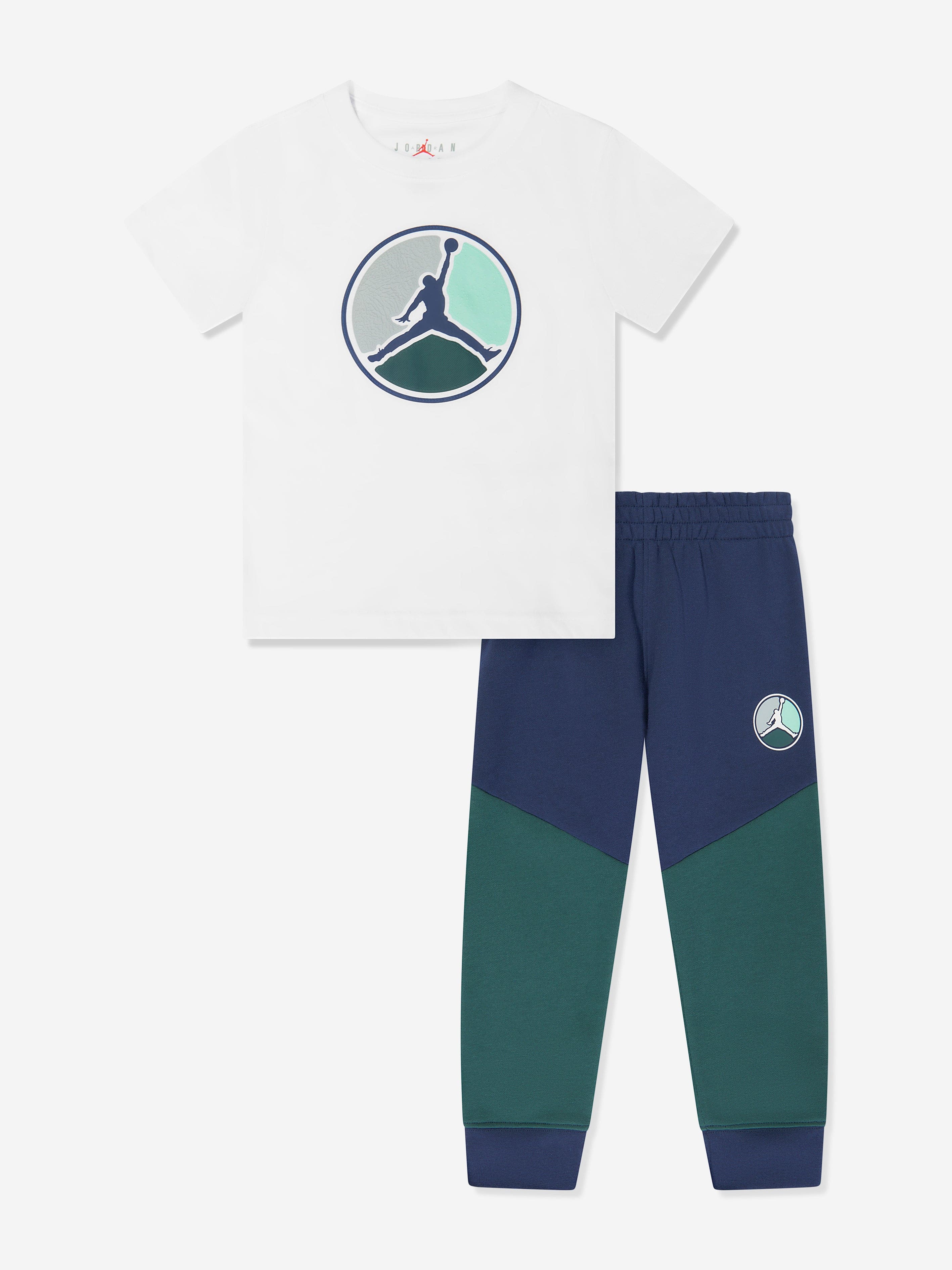 Jordan Boys Jumpman Flight HBR Trousers Set in Navy Clearance 100% Original