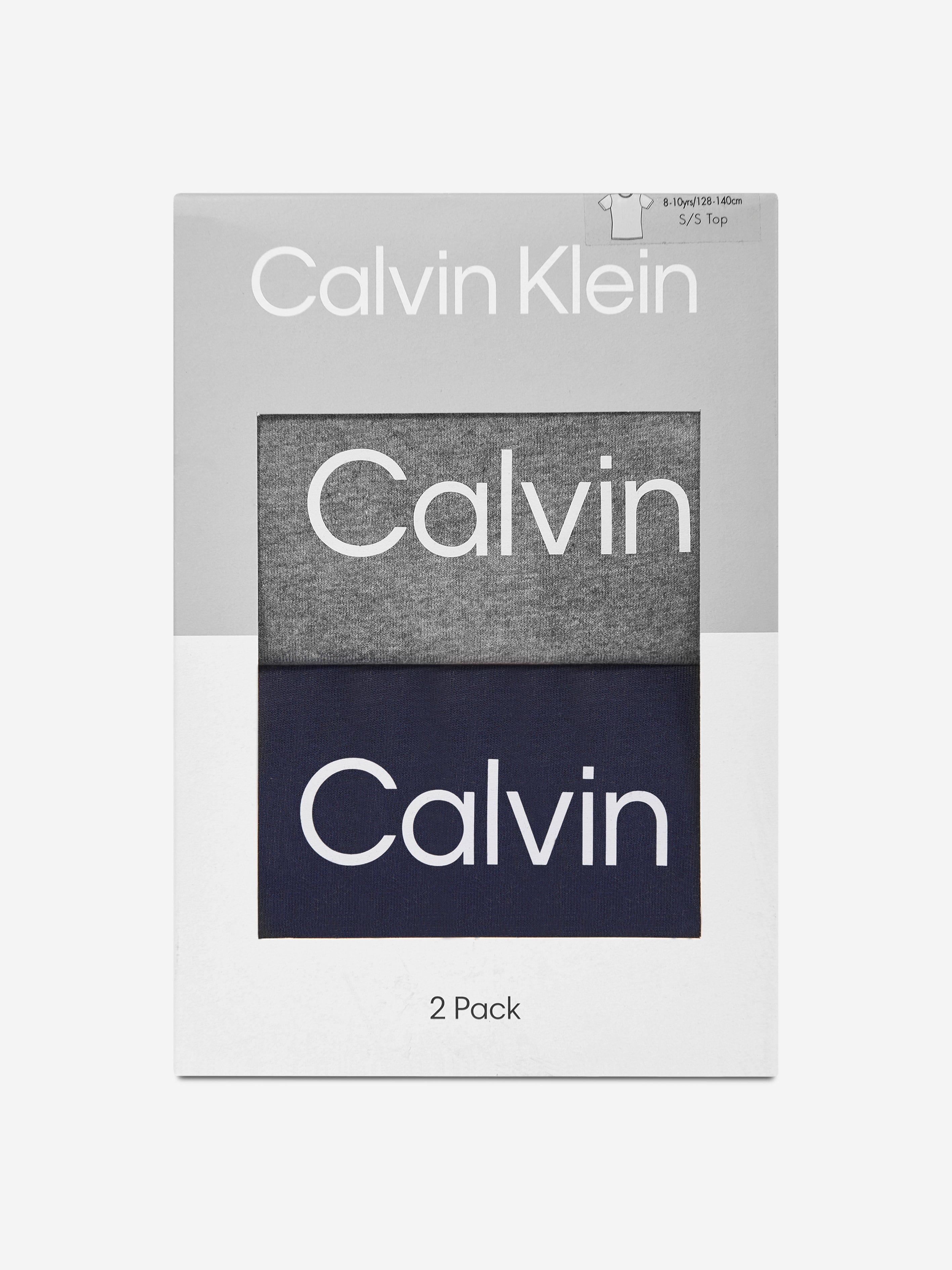 Calvin Klein Boys 2 Pack T-Shirt Set in Multicolour Latest