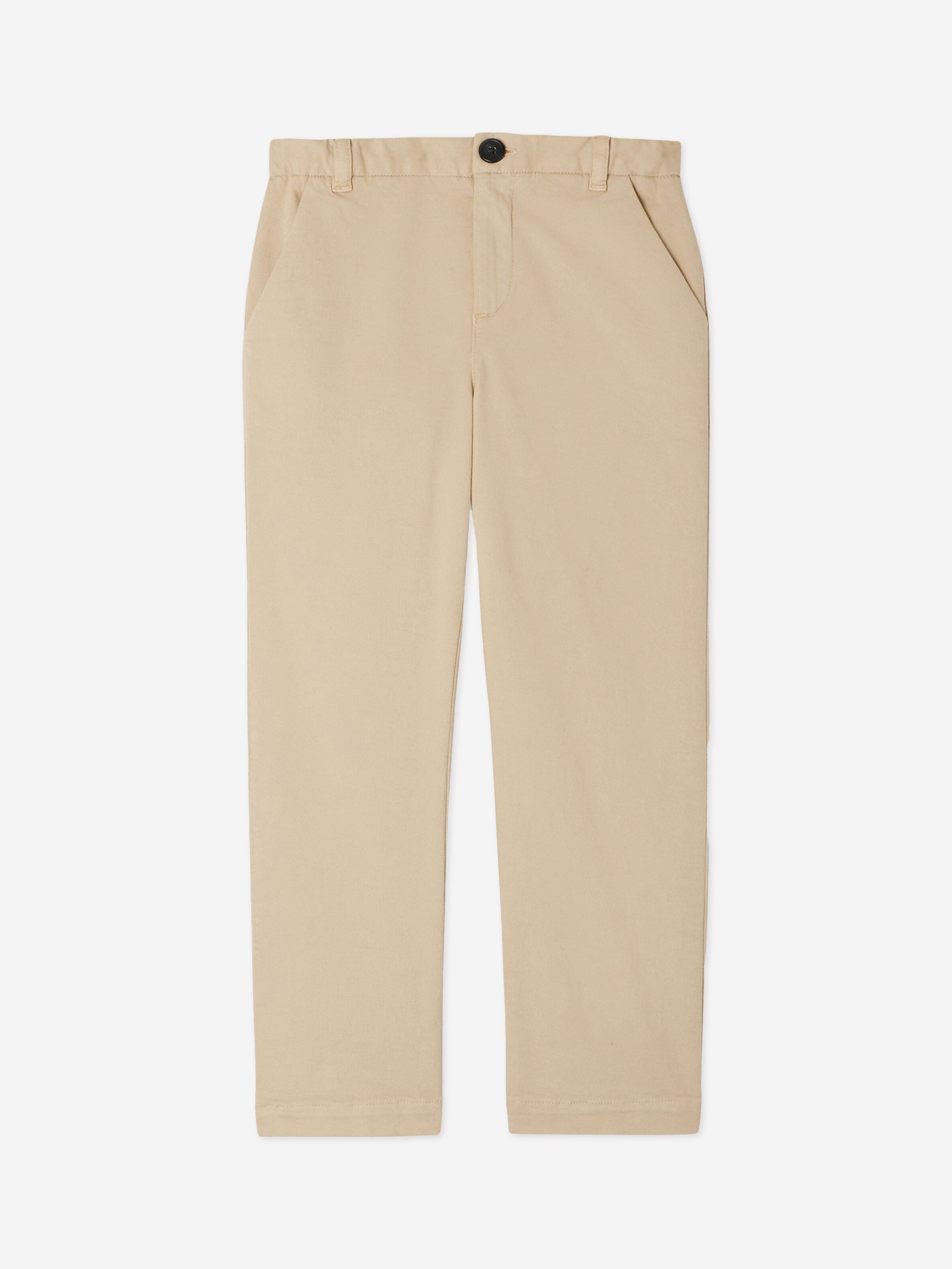 Bonpoint Boys Timote Trousers in Beige Clearance Cheap Real