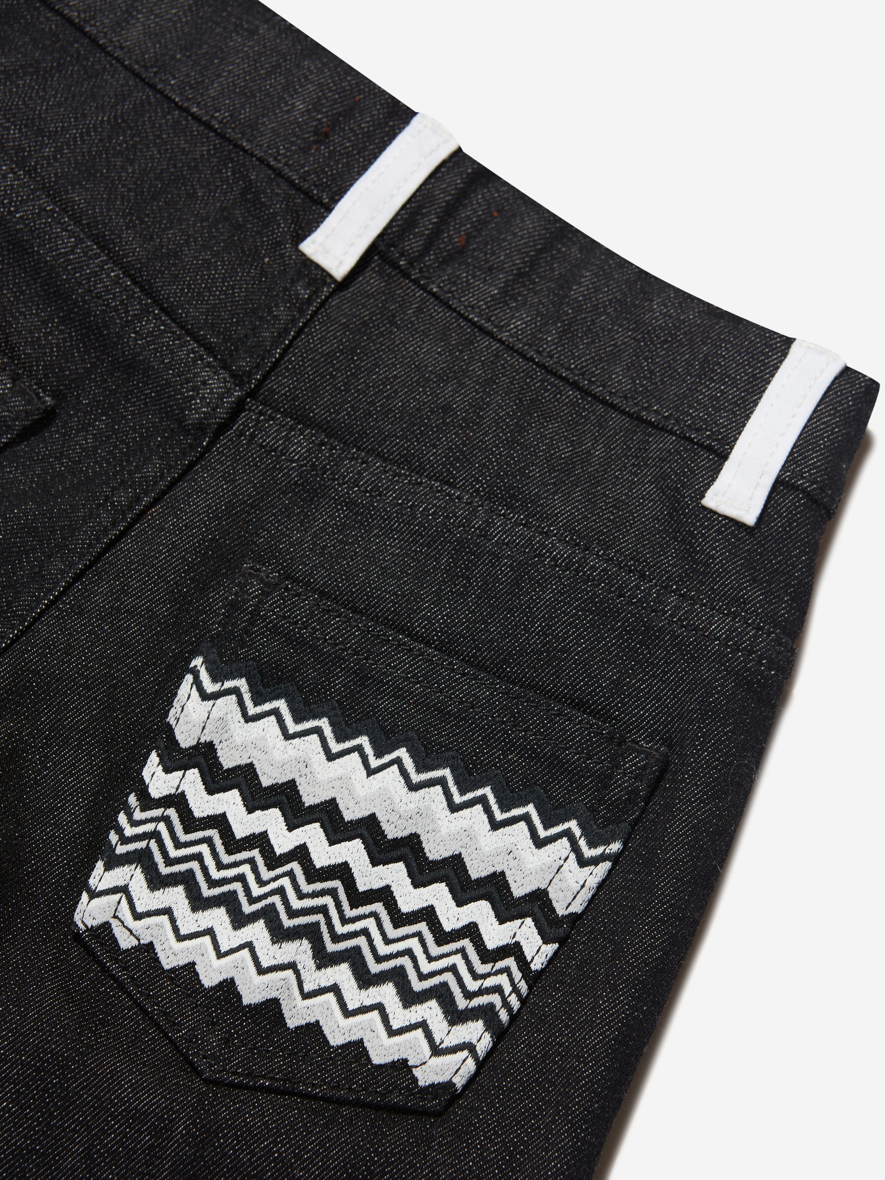 Missoni Boys Branded Trousers in Black Clearance Cost