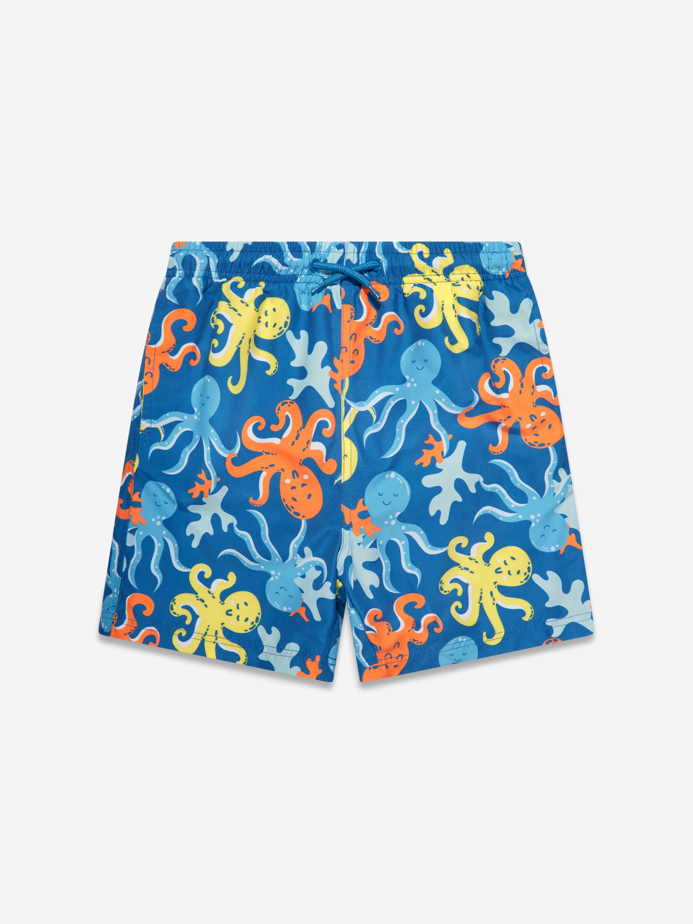 Soli Swim Boys Octopus Swim Shorts (UPF50+) in Blue Low Shipping Cheap Pice