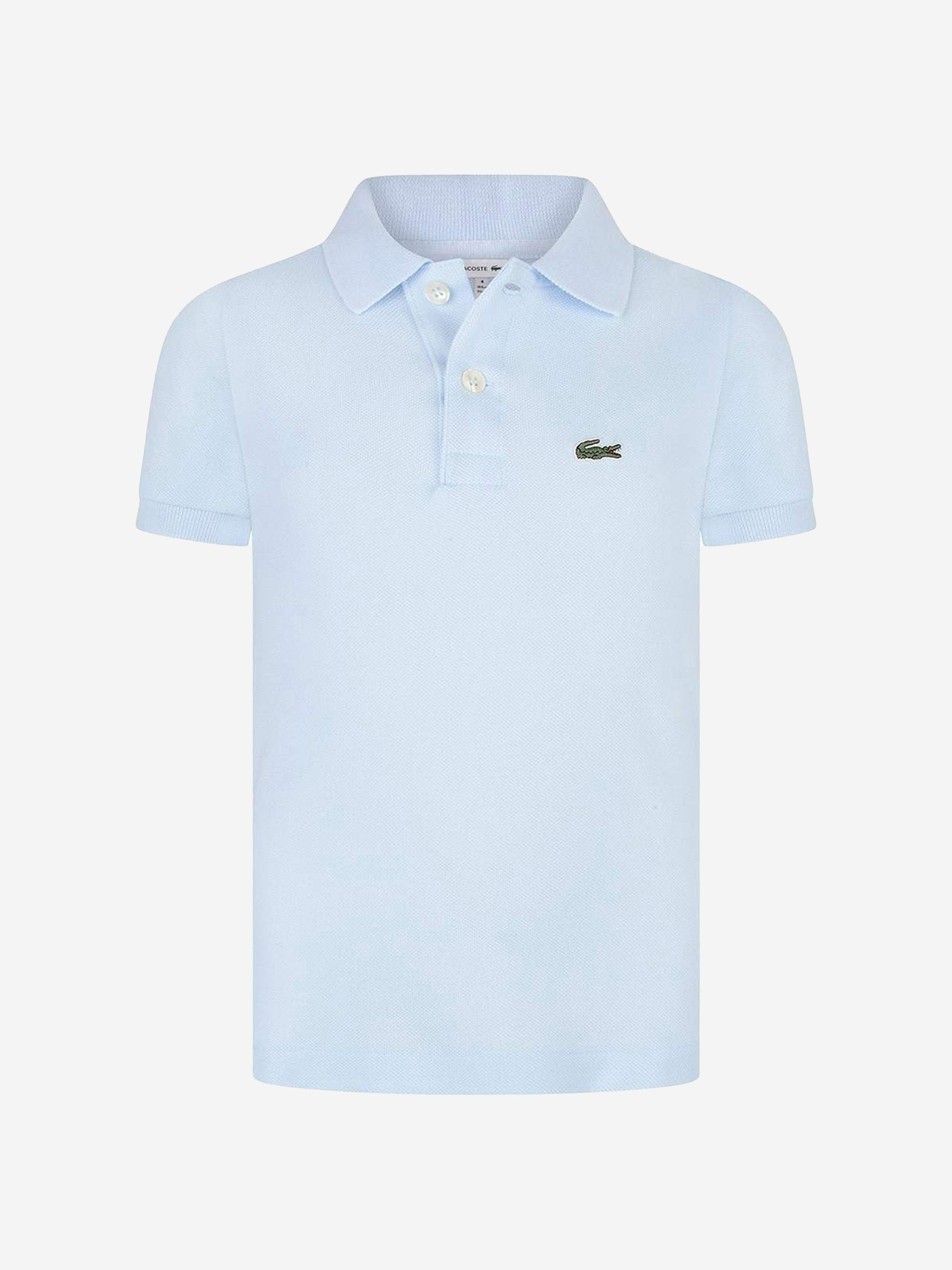 Lacoste Boys Cotton Short Sleeve Polo Shirt With Mastercard Online