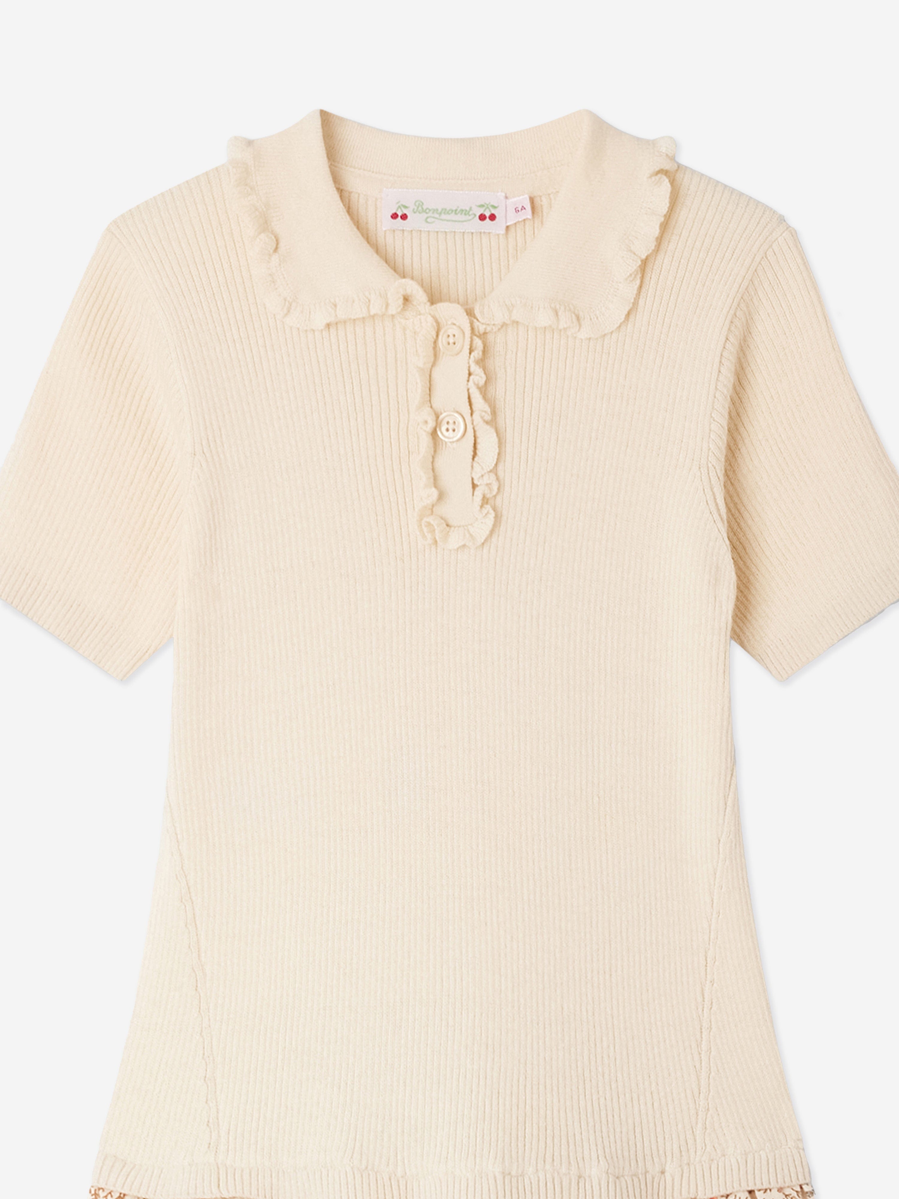 Bonpoint Girls Clivia Polo Dress in Pink Wholesale Pice Cheap Pice