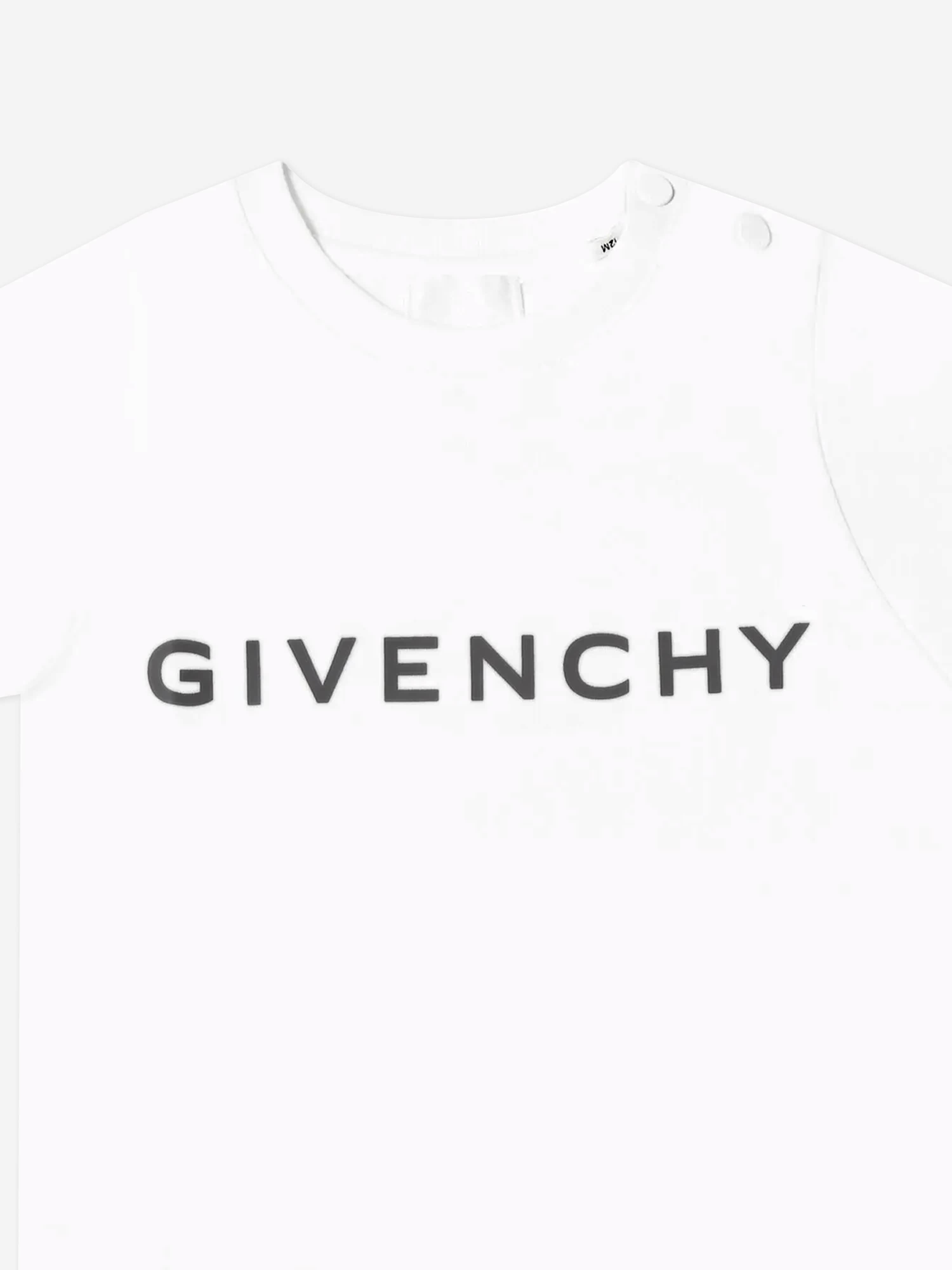 Baby Boys 4G Logo T-Shirt in White Cheap Sale Geniue Stockist