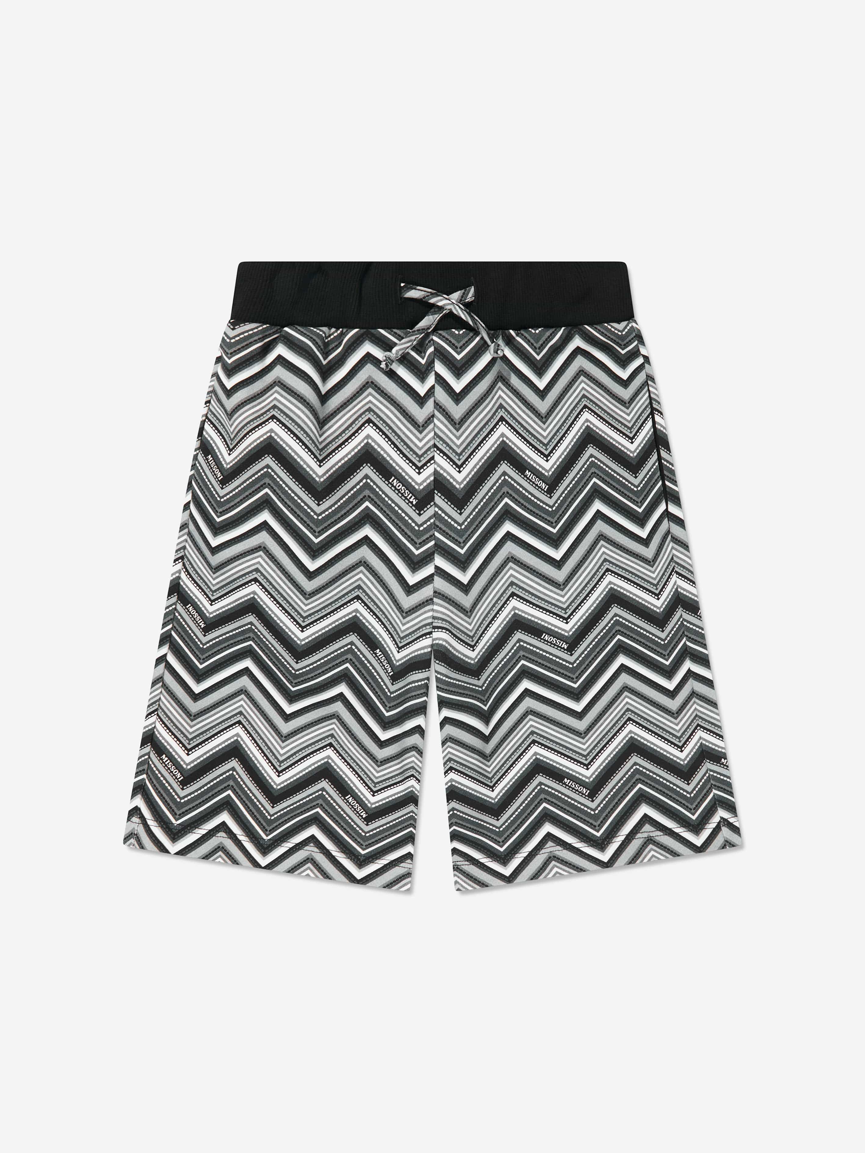 Missoni Boys Zigzag Shorts in Black Factory Outlet For Sale