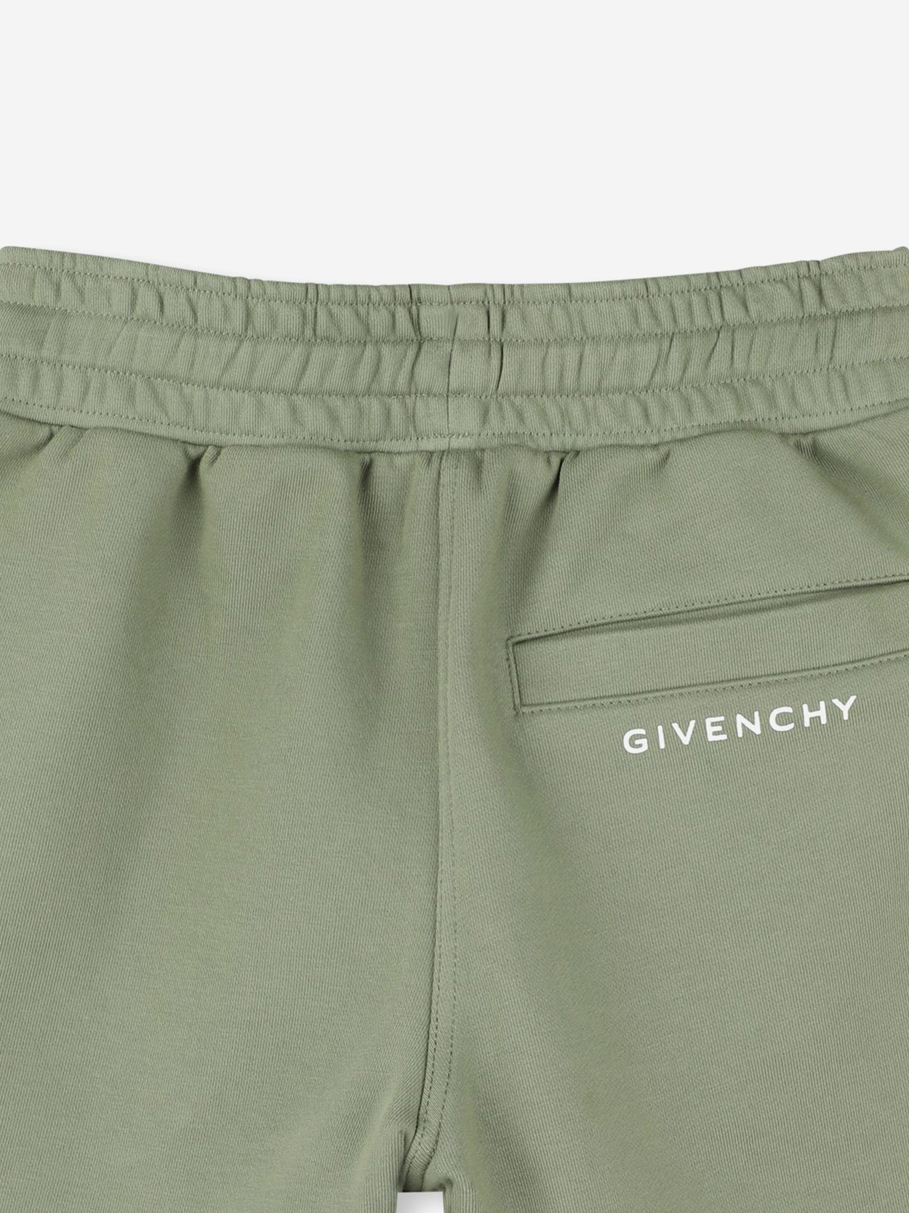 Boys 4G Log Shorts in Green Outlet 2025 New
