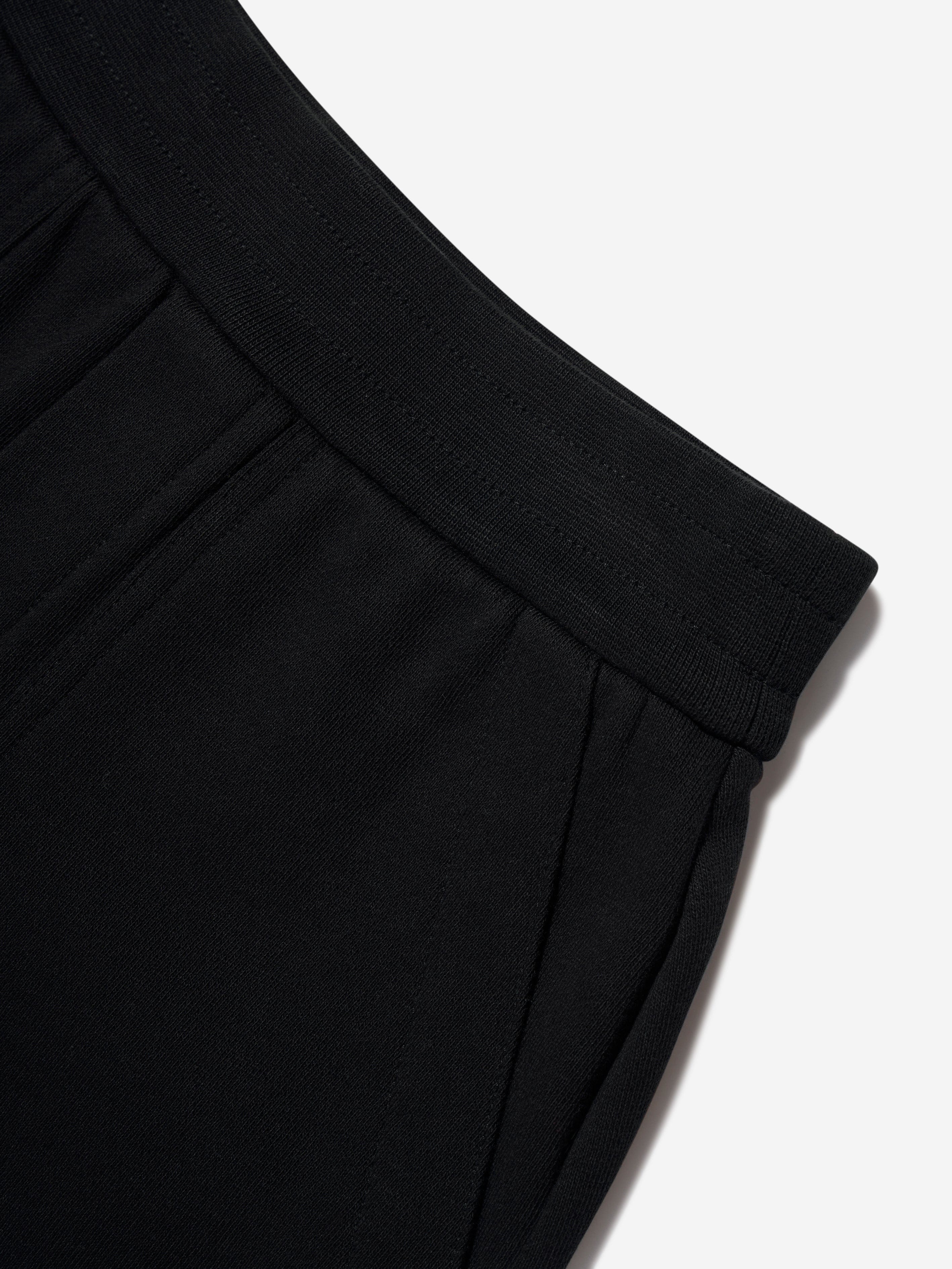 Moncler Enfant Boys Logo Shorts in Black Reliable Online