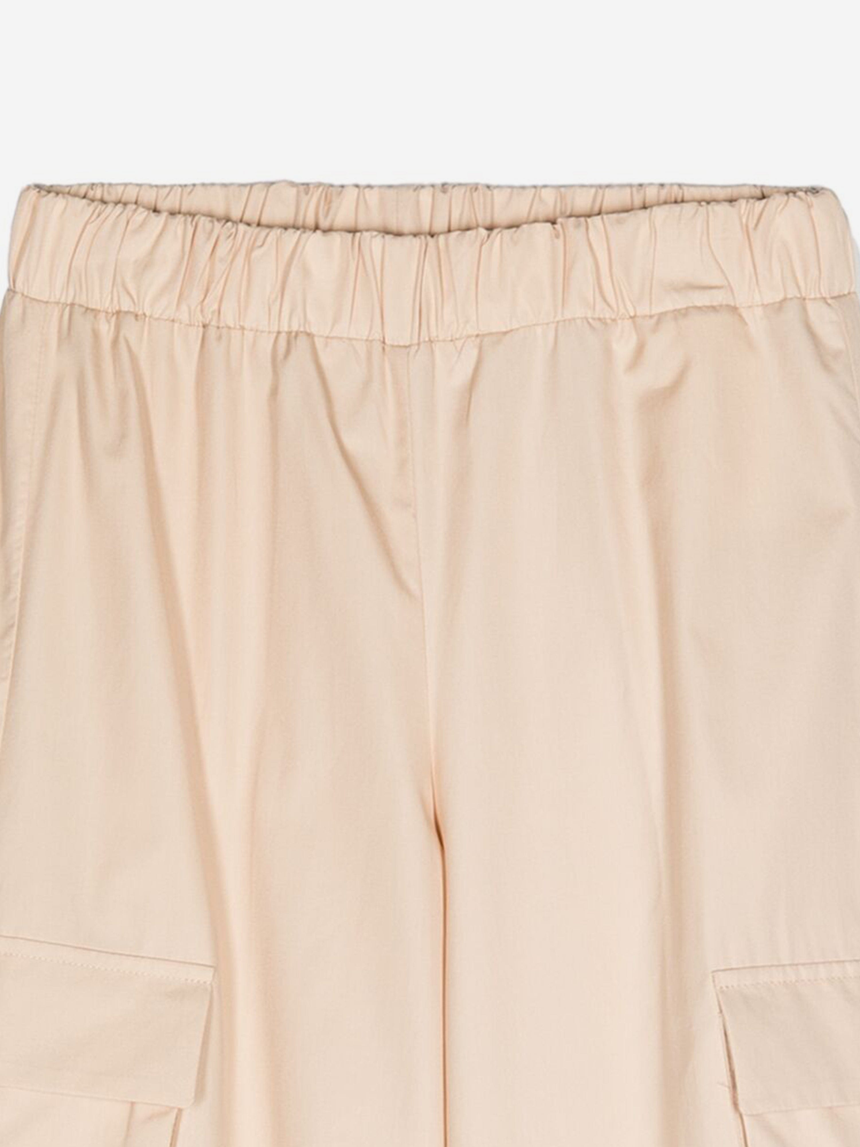 Fendi Kids Logo Cargo Trousers in Beige Discount Explore