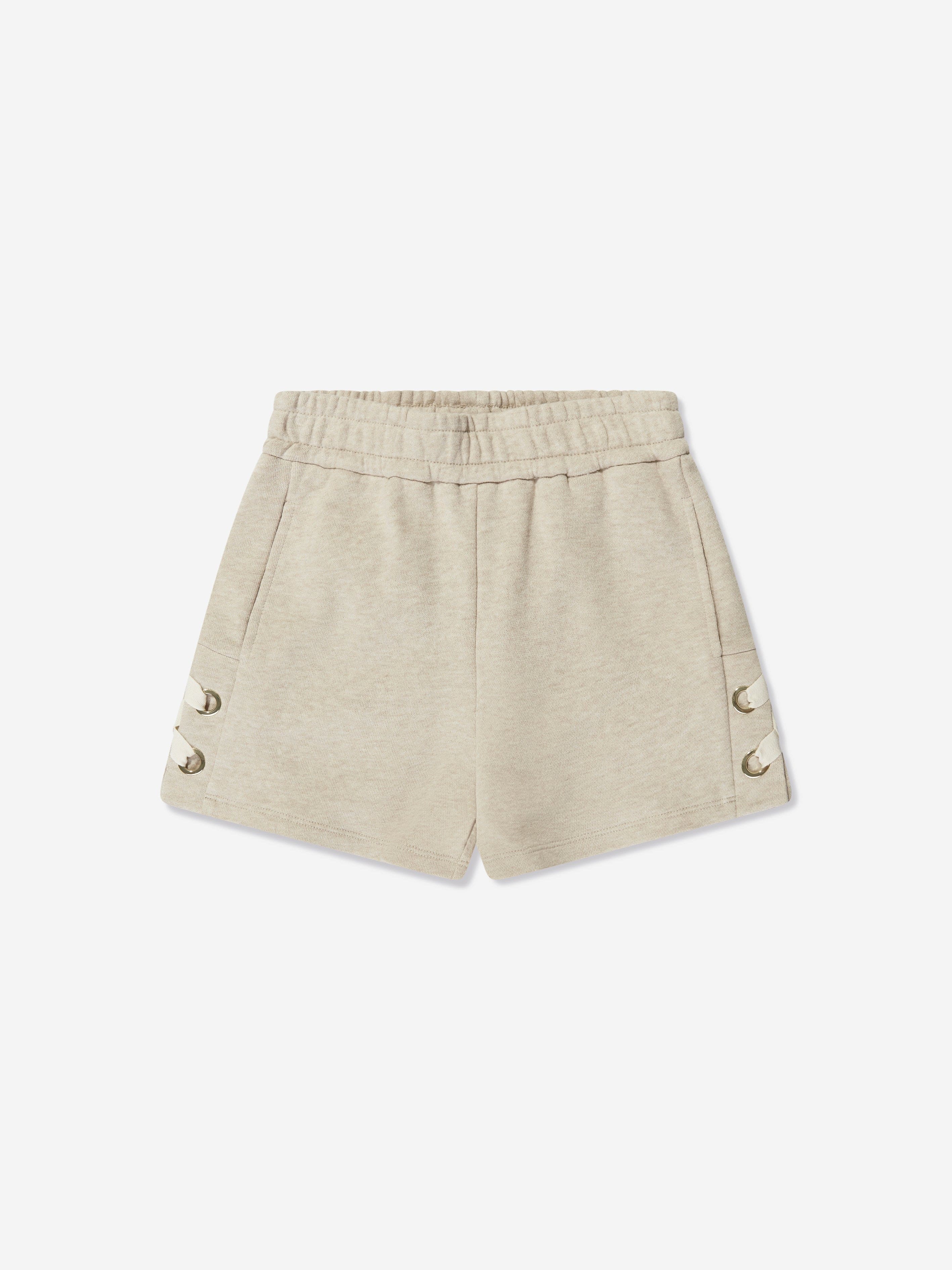 Chlo¨¦ Girls Lacing Shorts in Beige View