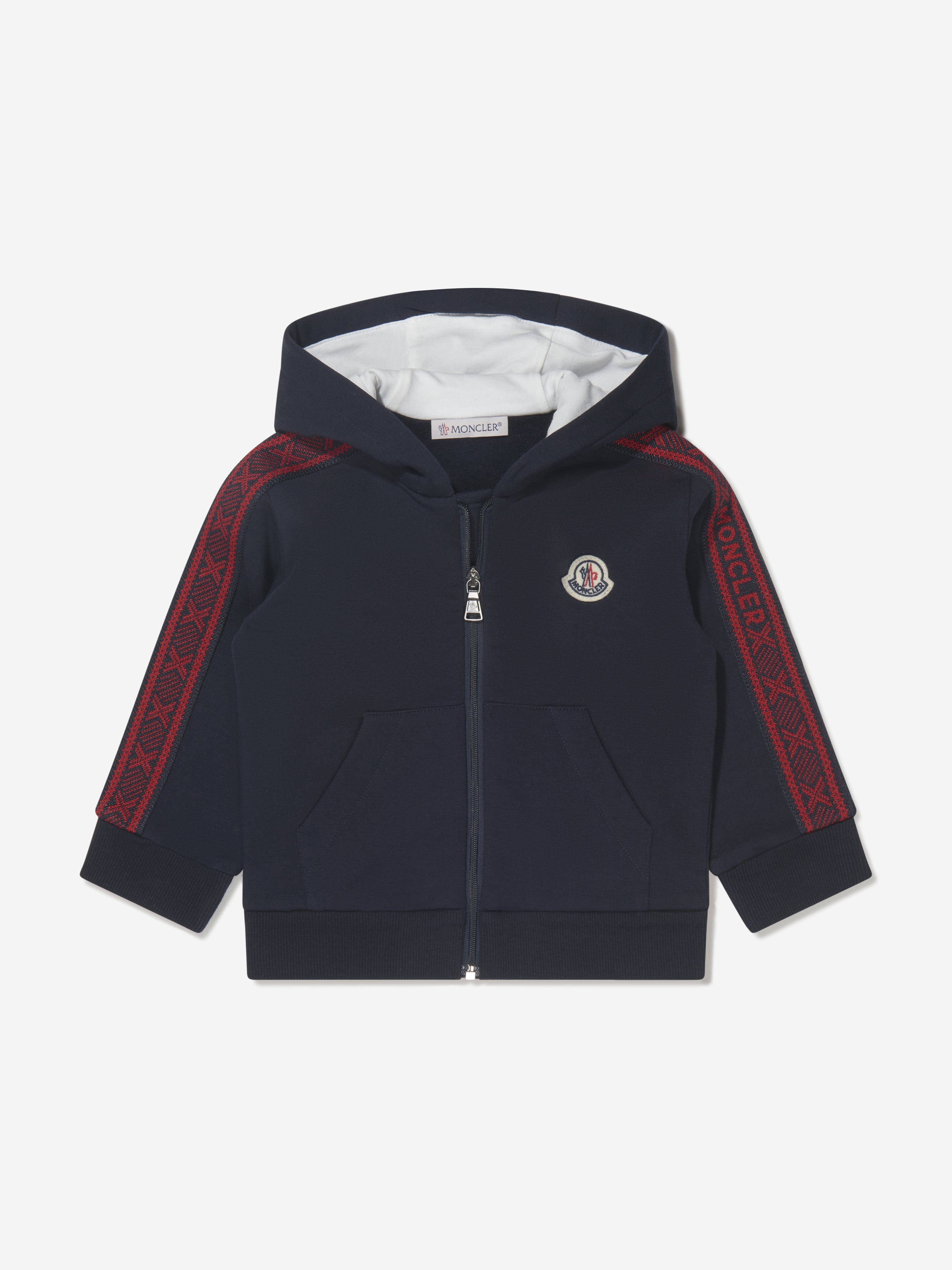 Moncler Enfant Baby Boys Logo Zip Up Hoodie 2025 New Sale Online