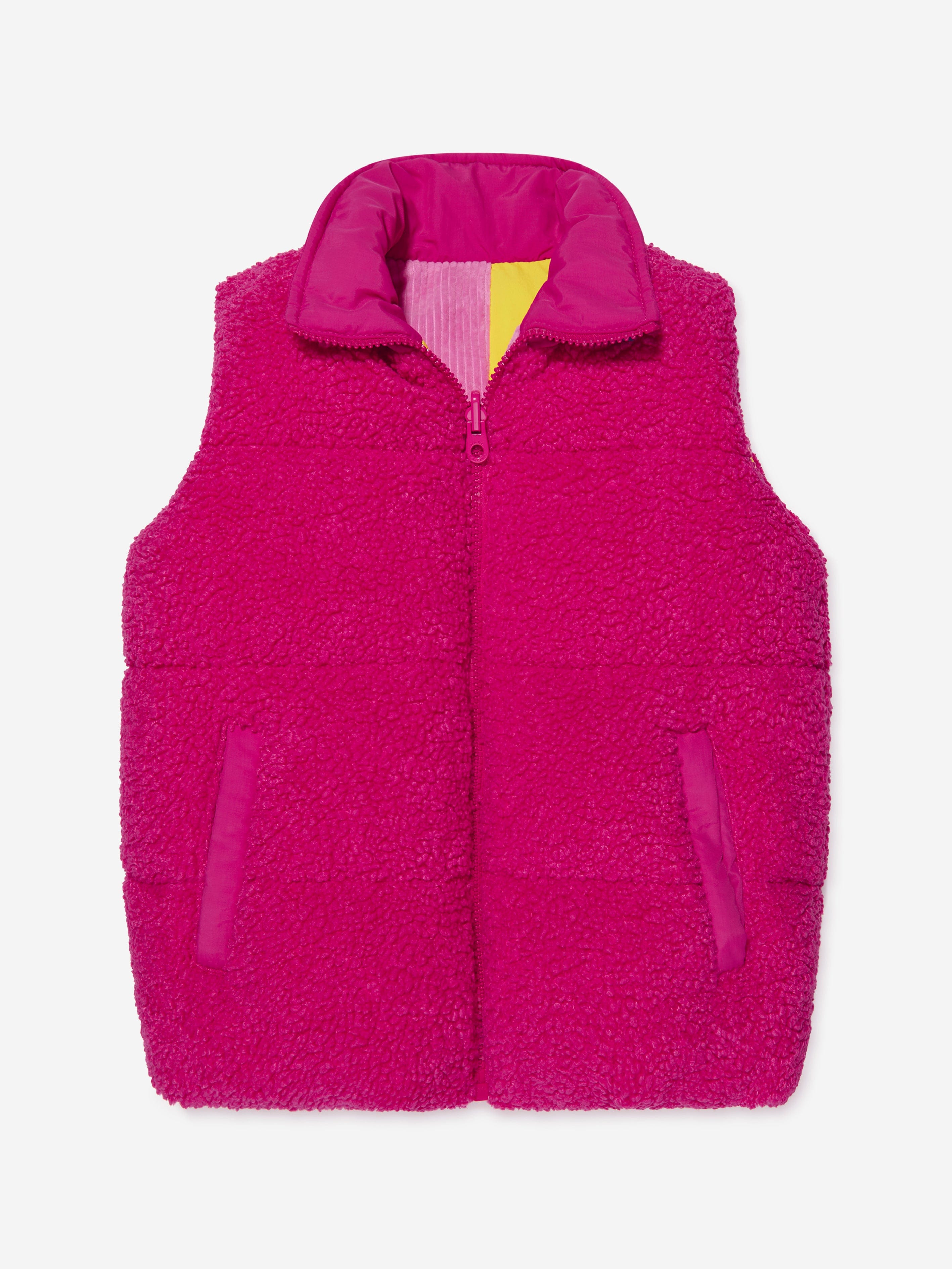MARC JACOBS Girls Reversible Puffer Gilet in Multicolour Outlet Pay With Paypal