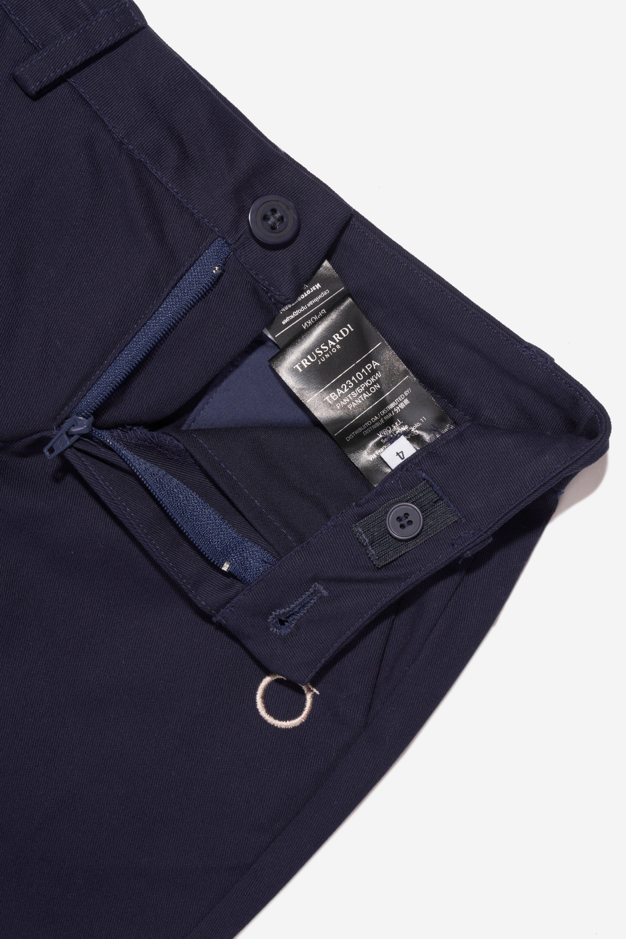 Trussardi Boys Elladan Trousers in Navy Low Cost Cheap Pice